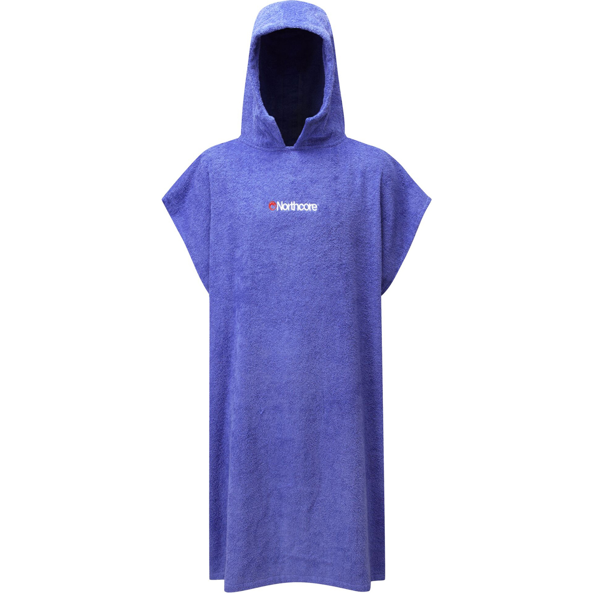 2025 Northcore Beach Basha Hooded Towel Changing Robe / Poncho NOCO24 - Purple Blue