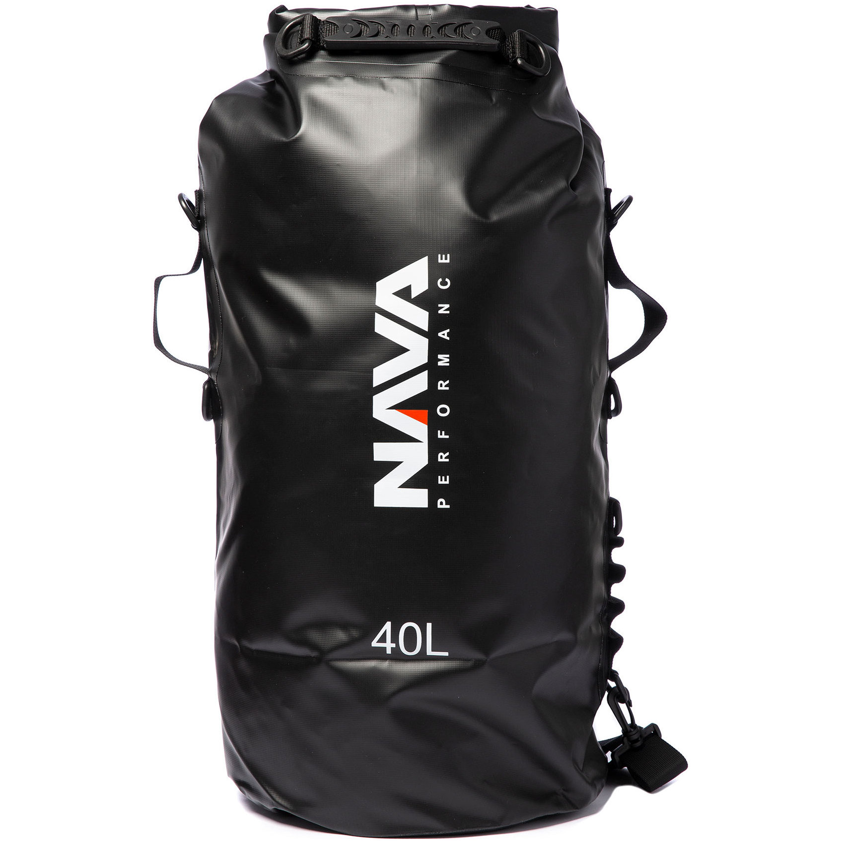 2025 Nava Performance 40L Drybag With Backpack Straps NAVA005 - Black