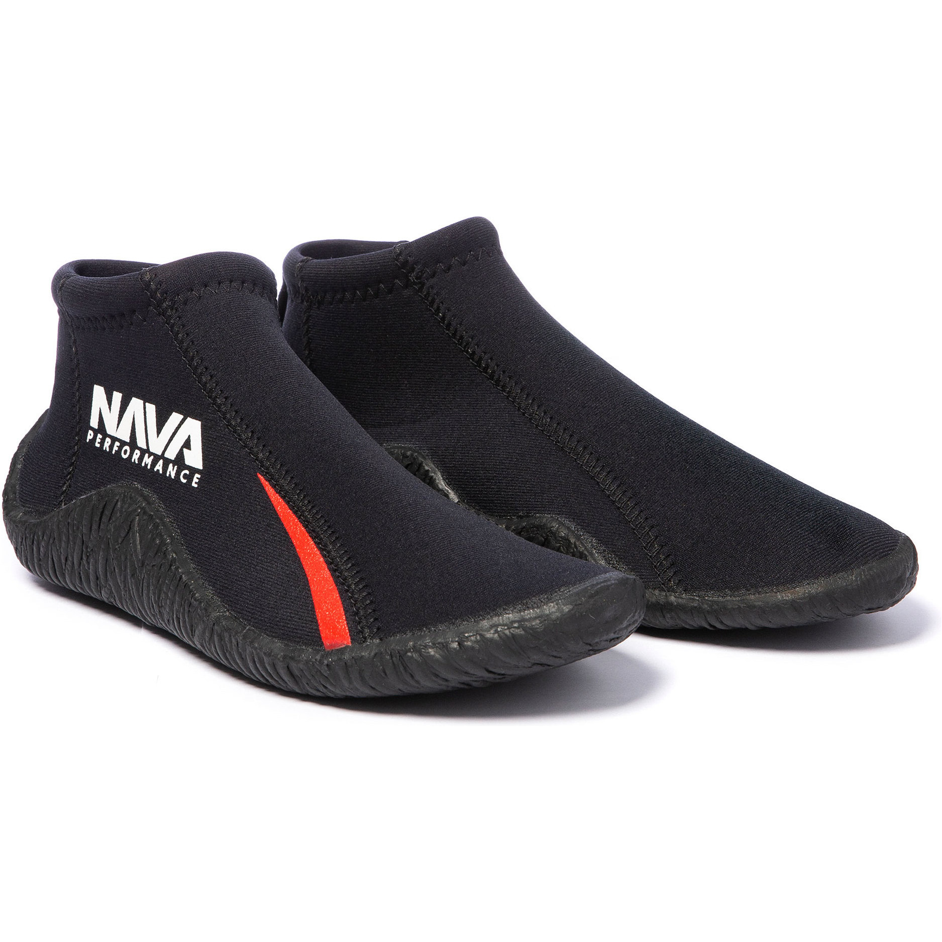 2025 Nava Performance Low-Cut 3mm Neoprene Boots NAVABT01 - Black