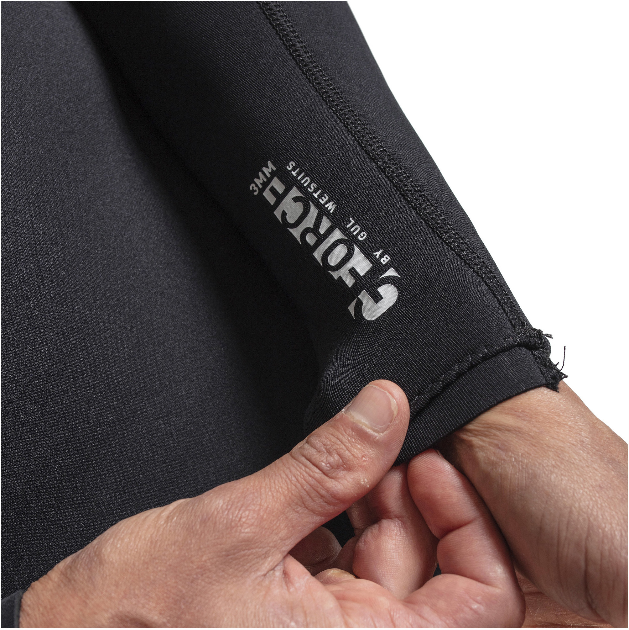 2025 Gul Mens G-Force 3mm Back Zip Flatlock Wetsuit GF1305-B7 - Black / Navy