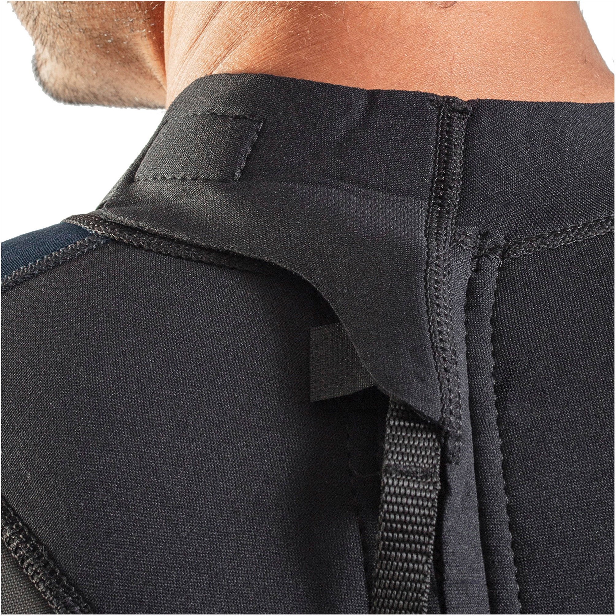 2025 Gul Mens G-Force 3mm Back Zip Flatlock Wetsuit GF1305-B7 - Black / Navy