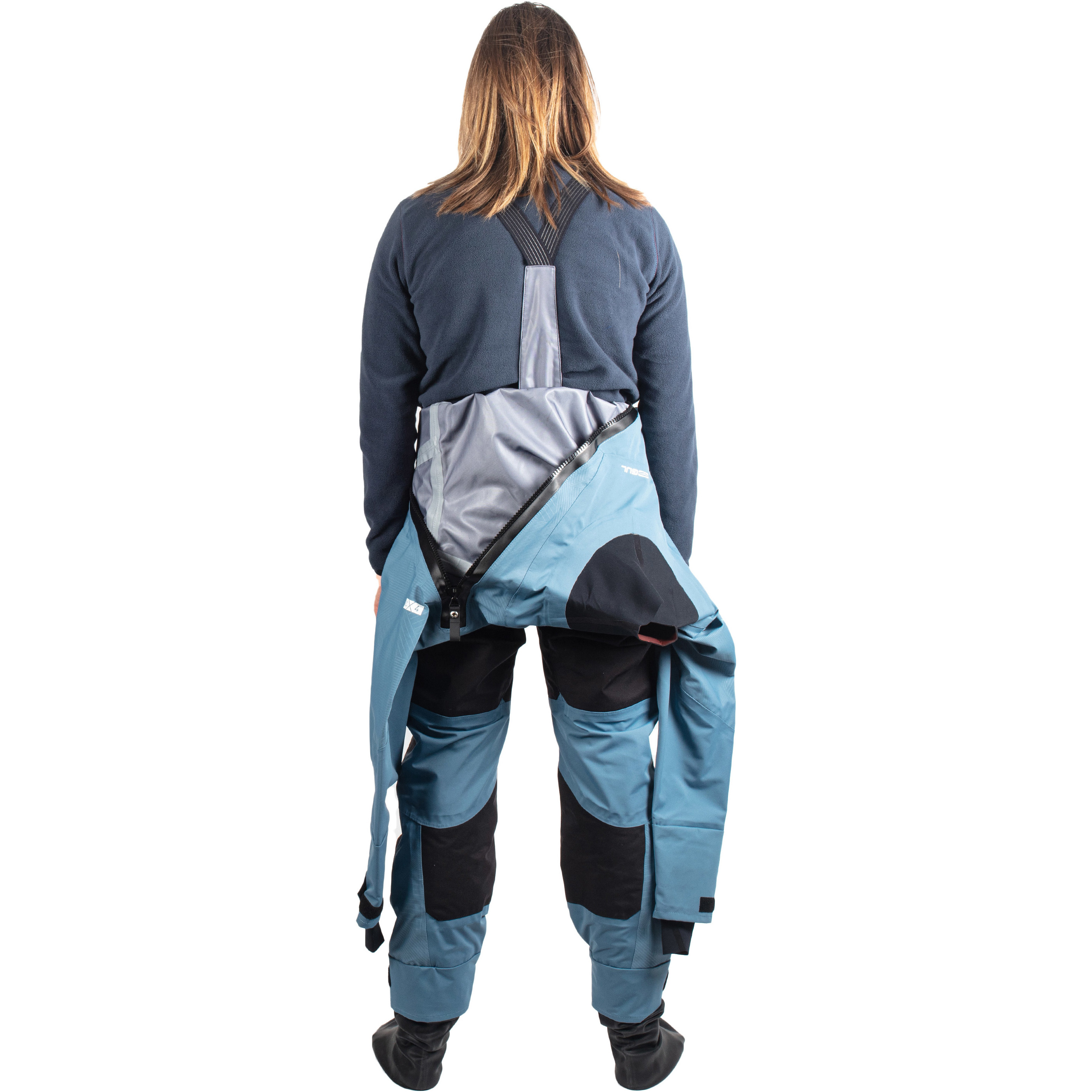 2025 Gul Mens Dartmouth Eclip Zip Drysuit GM0378-B9 - Blue