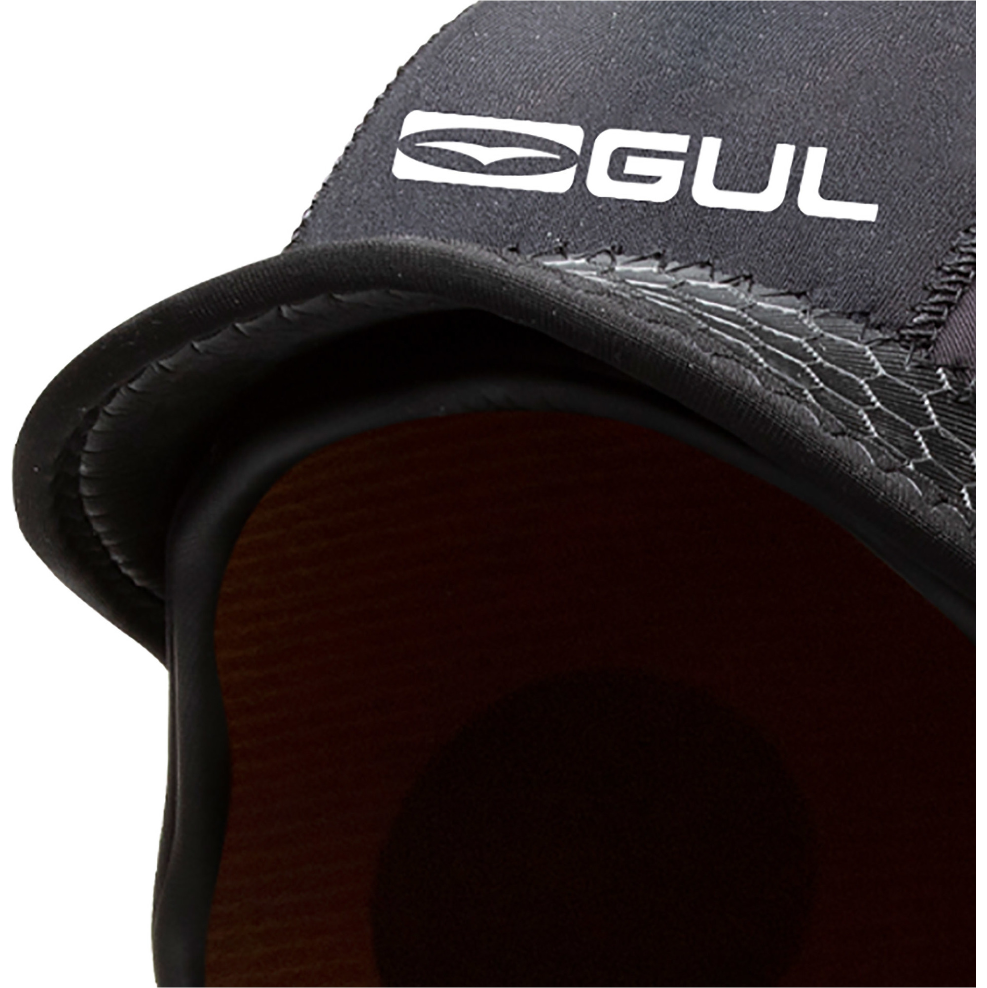 2025 Gul 3mm Peaked Surf Hood HO0312-B9 - Black
