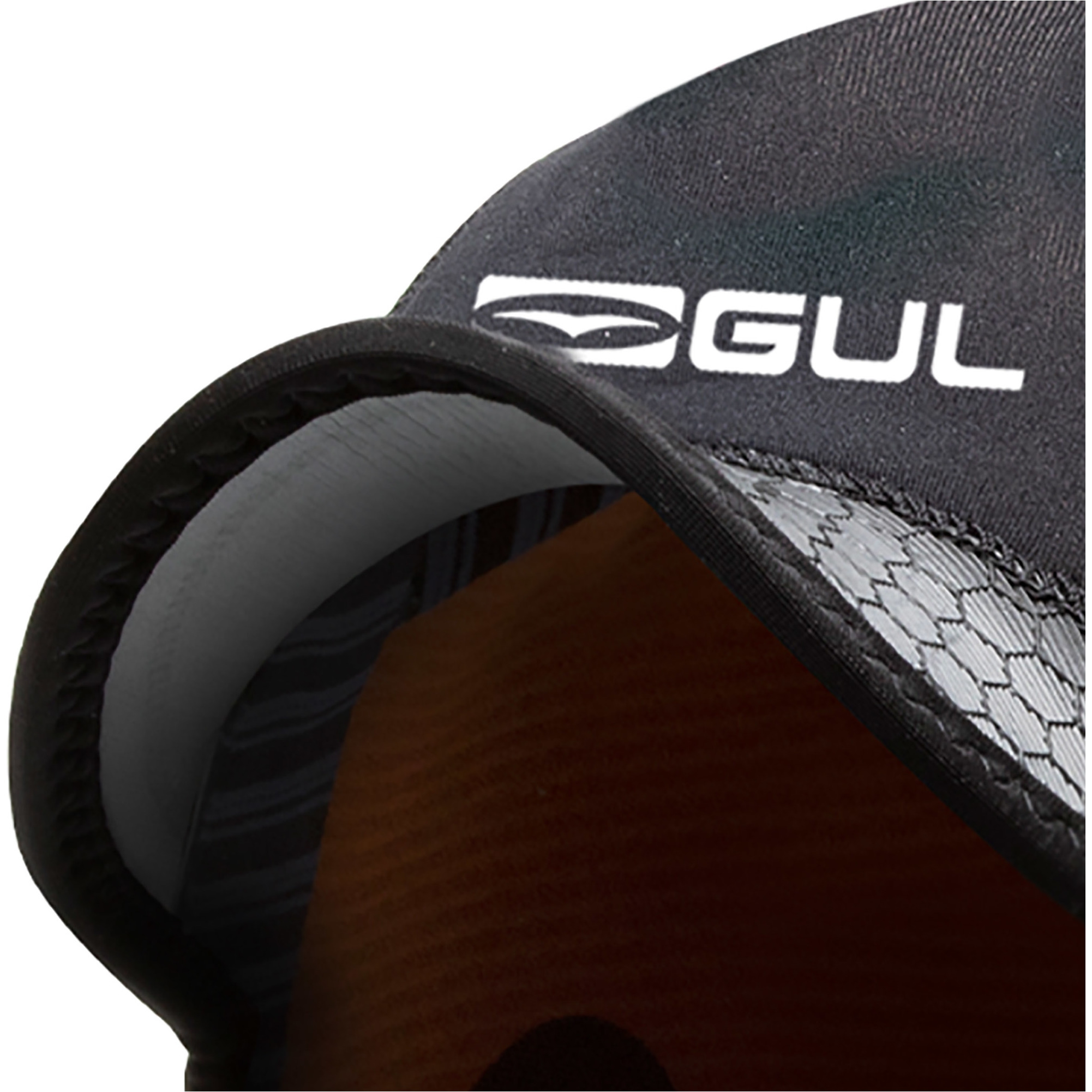 2025 Gul 3mm SDL Peaked Surf Cap HO0305-B9 - Black