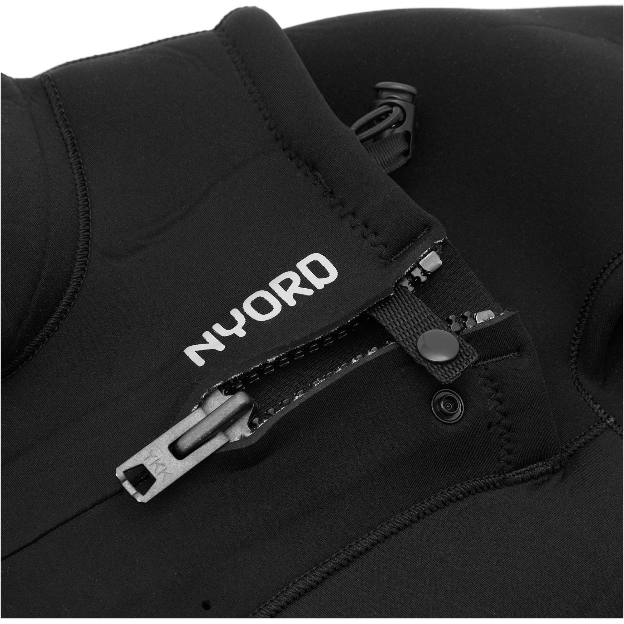 2025 Nyord Womens Furno Ultra Plus 5/4mm Chest Zip Wetsuit FUPW54001 - Black