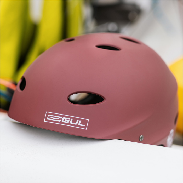 2025 Gul Evo Watersports Helmet AC0104 - Red - Helmets - Adult | Left ...