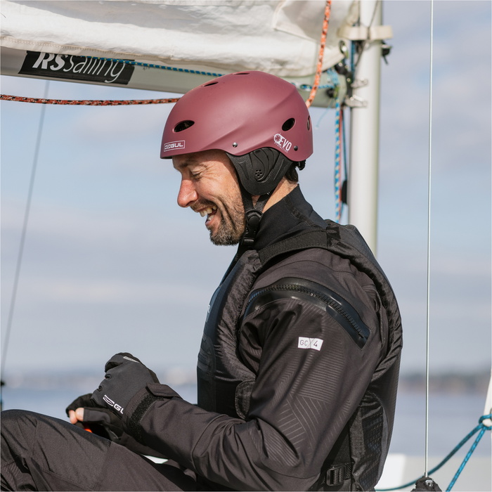 2025 Gul Evo Watersports Helmet AC0104 - Red - Helmets - Adult | Left ...