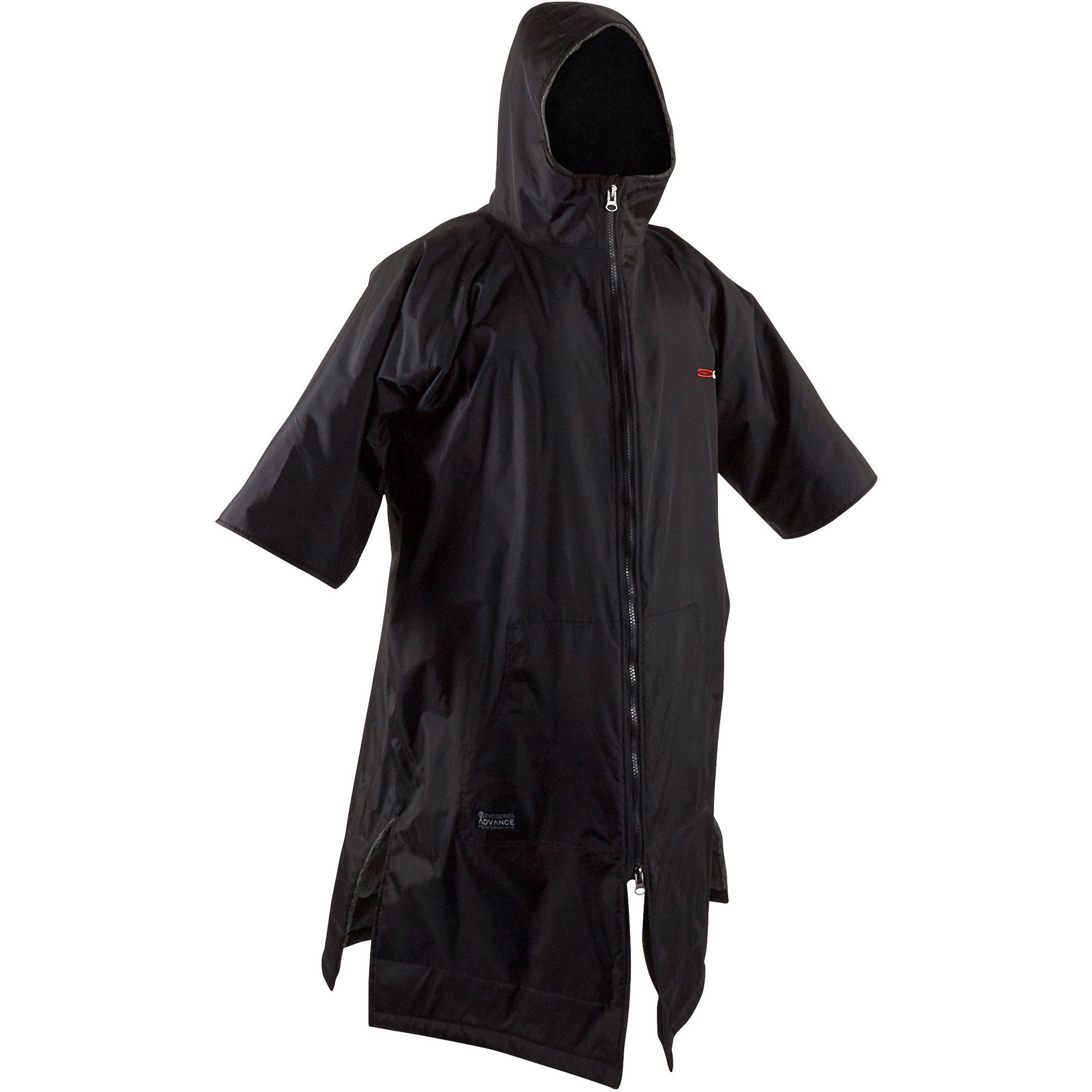 GUL Junior Evorobe Hooded Changing Robe AC0128-B6 - Black / Red