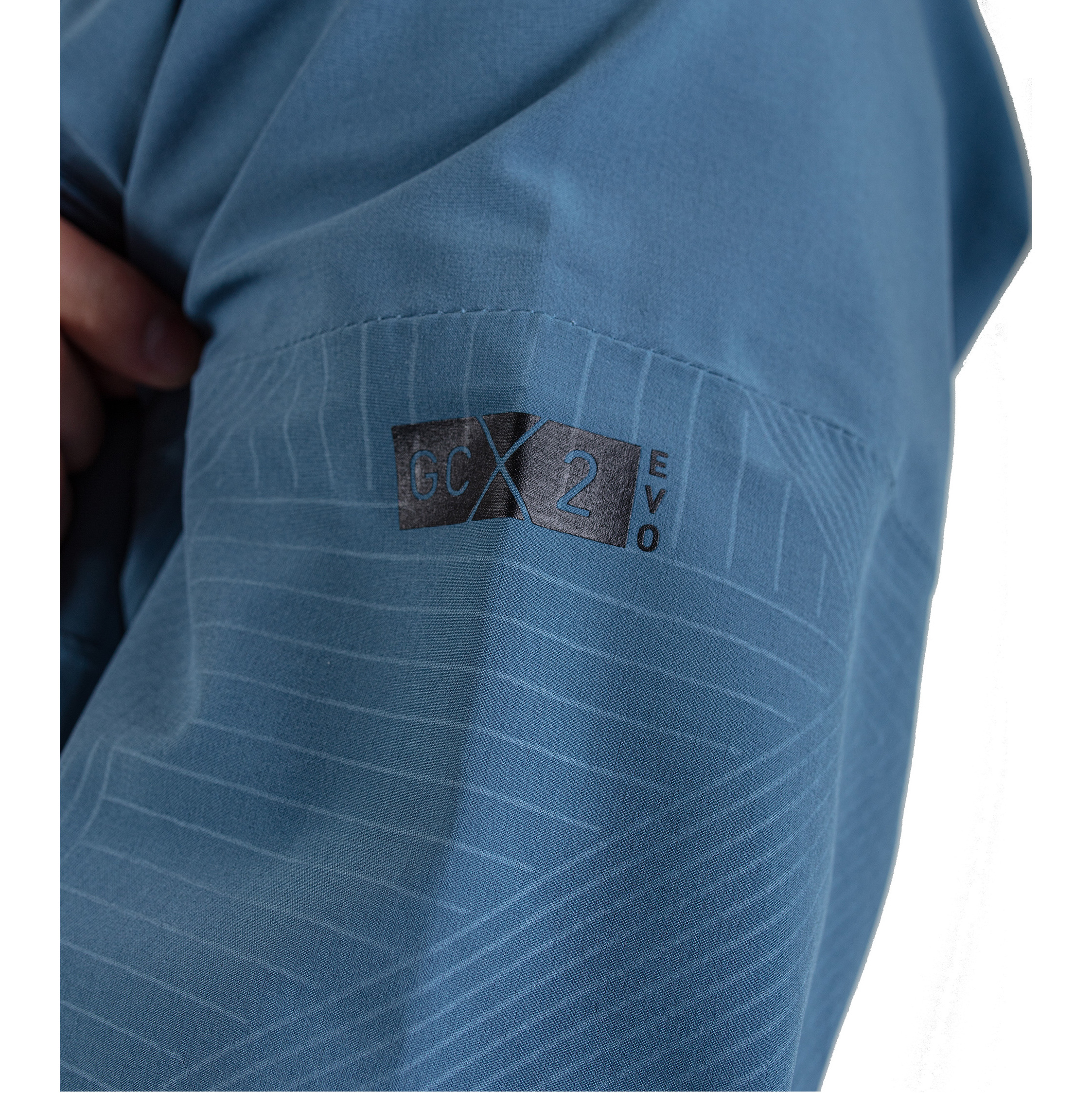 2025 Gul Junior Gamma Taped Spray Top ST0021-B9 - Blue / Grey