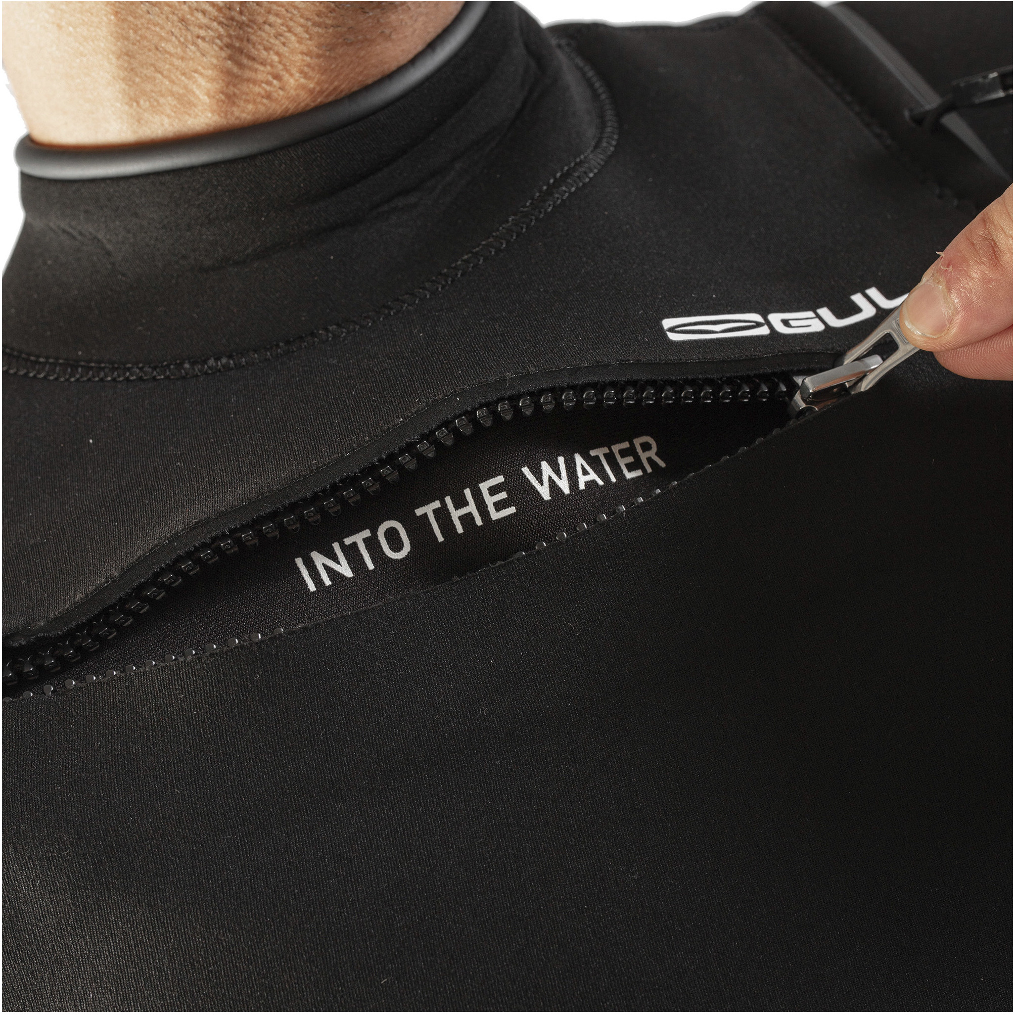 2025 Gul Mens Response FX 5/4mm Chest Zip Wetsuit RE1242-C1 - Black / Contour Camo