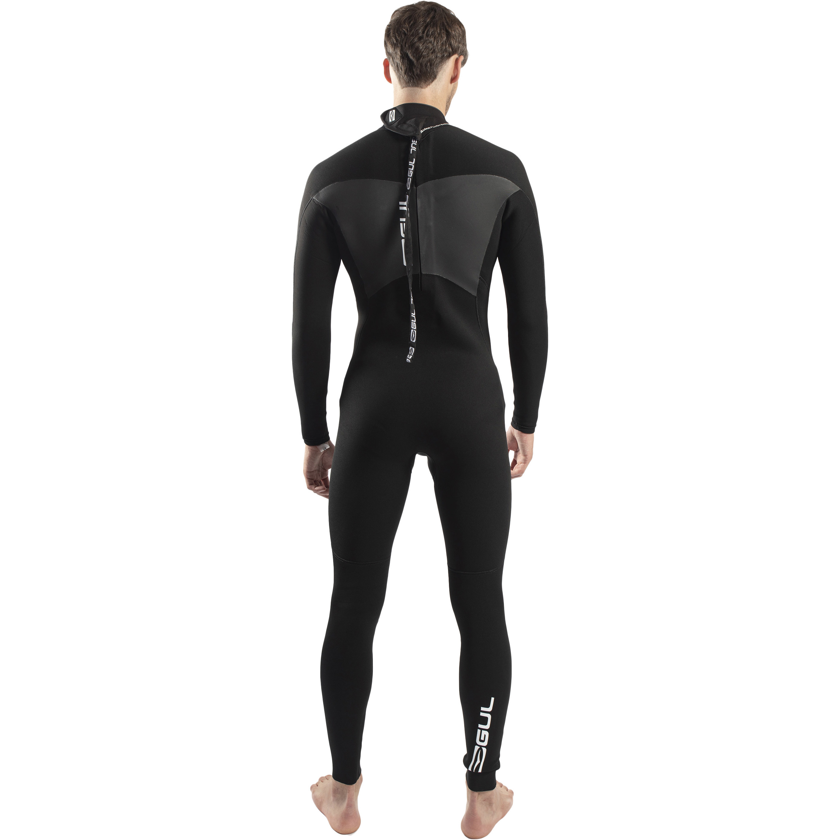 2025 Gul Mens Response 4/3mm GBS Back Zip Wetsuit RE1246-C1 - Black