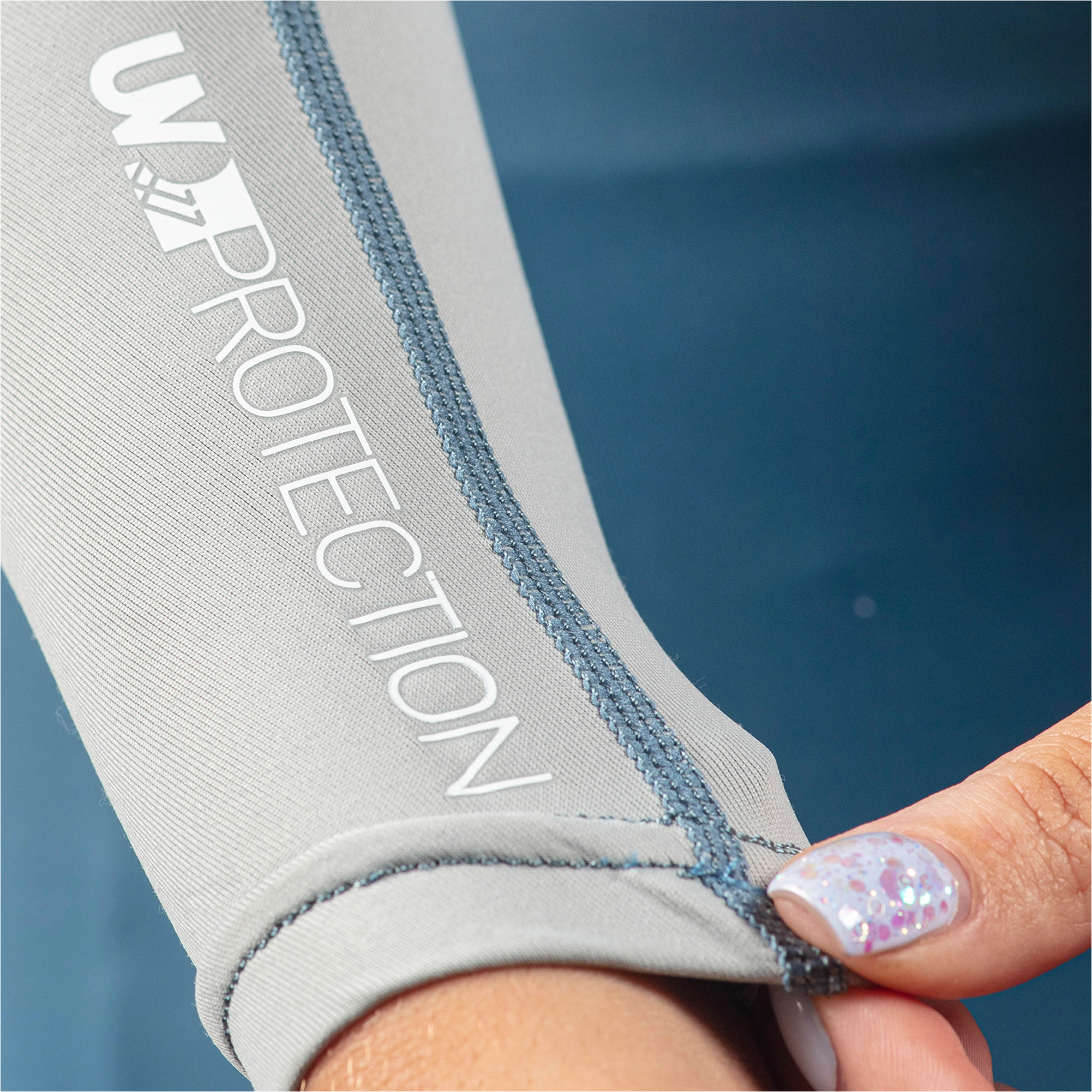 2025 Gul Womens Recore Long Sleeve Rashguard RG0331-B9 Blue / Grey
