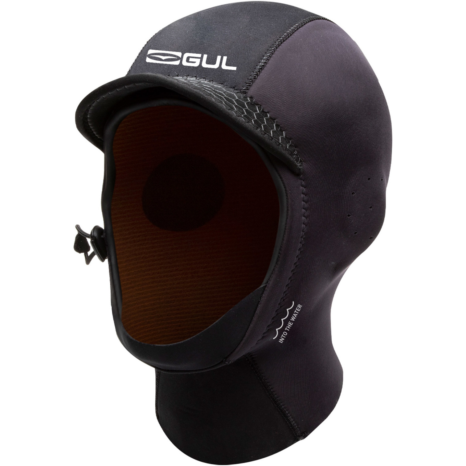 2025 Gul 3mm Peaked Surf Hood HO0312-B9 - Black