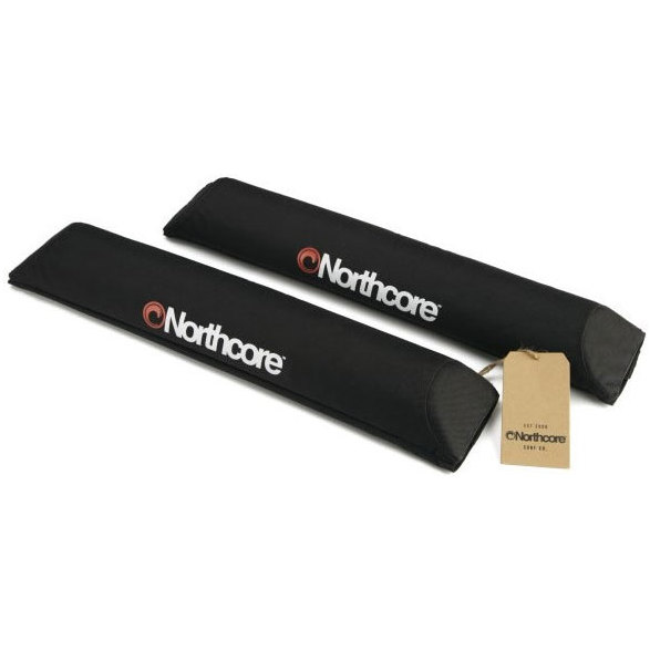 2025 Northcore Aero Roof Rack Pads 48cm NOCO21C - Black