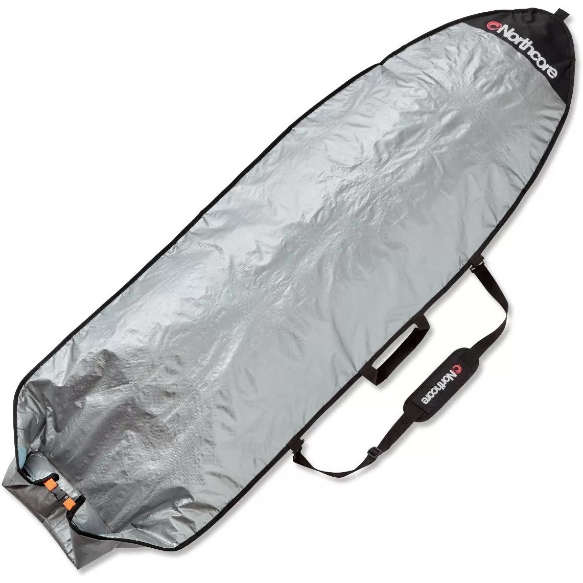 2025 Northcore Roll Top 5mm Adjustable 5'4-7'2 Board Bag - Grey