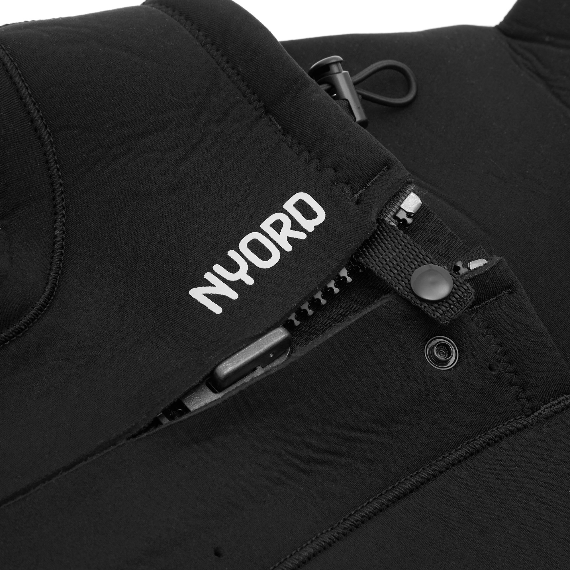 2025 Nyord Mens Furno Warmth 5/4mm Chest Zip GBS Wetsuit FWM54001 - Black