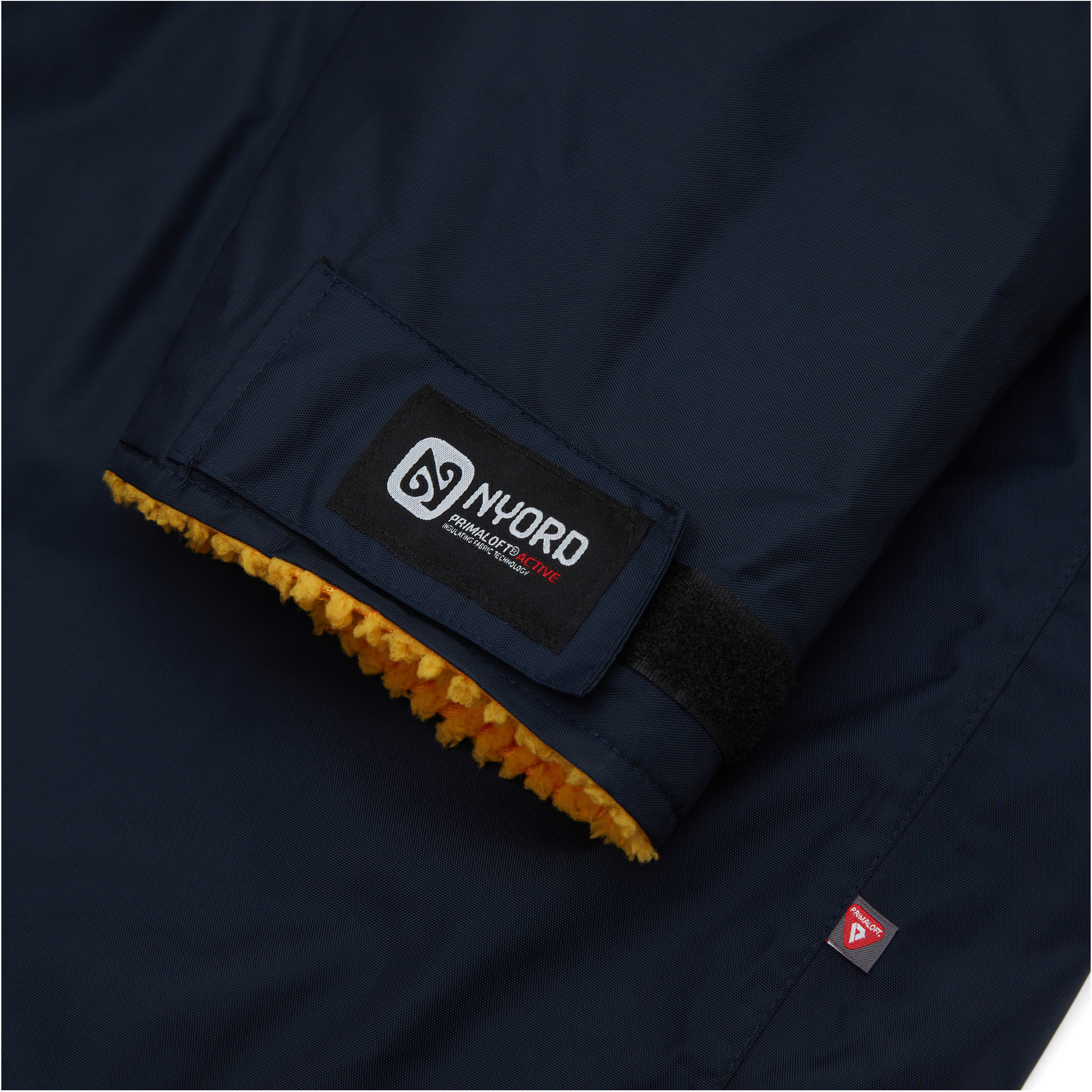 2024 Nyord Primaloft Outdoor Changing Robe ACC0005 - Navy / Yellow