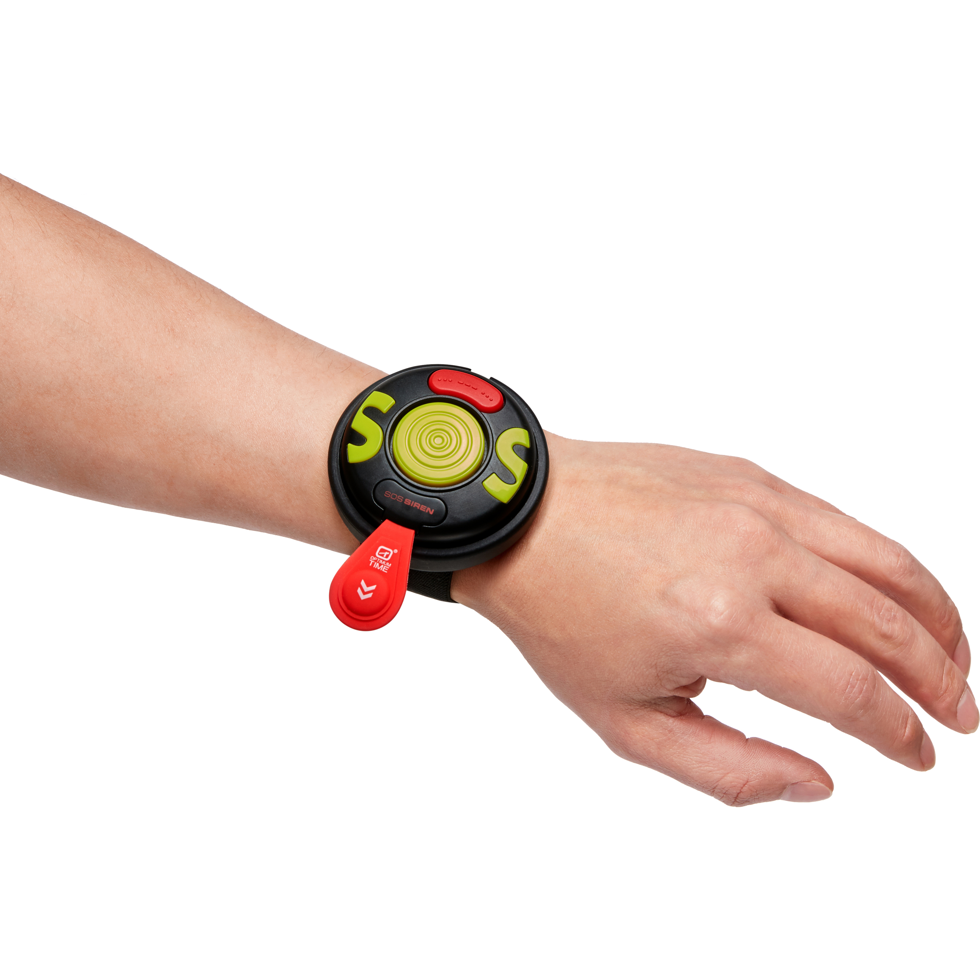 2025 Optimum Time SOS Safety Siren OTSOS - Black / Lime