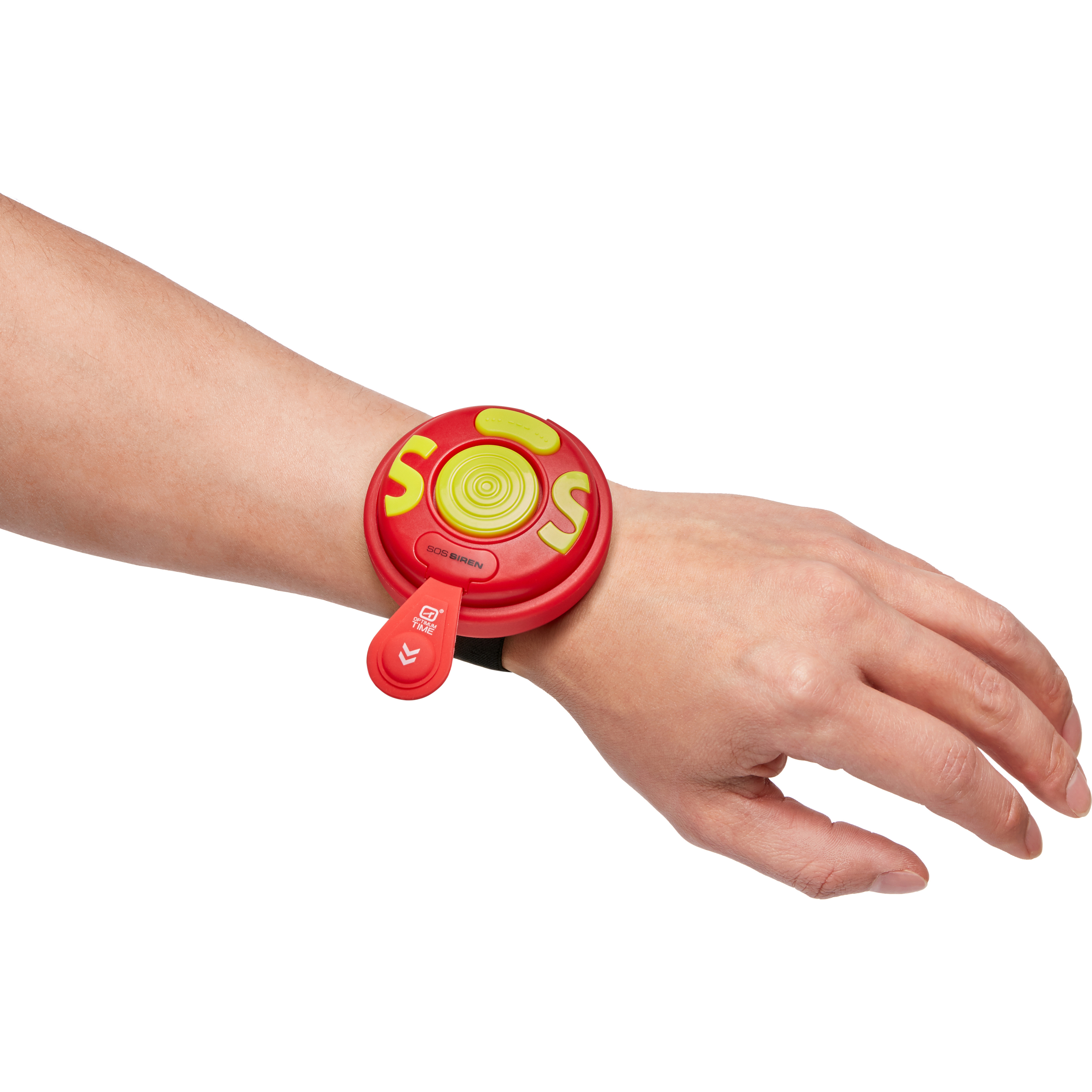 2025 Optimum Time SOS Safety Siren OTSOS - Red / Lime