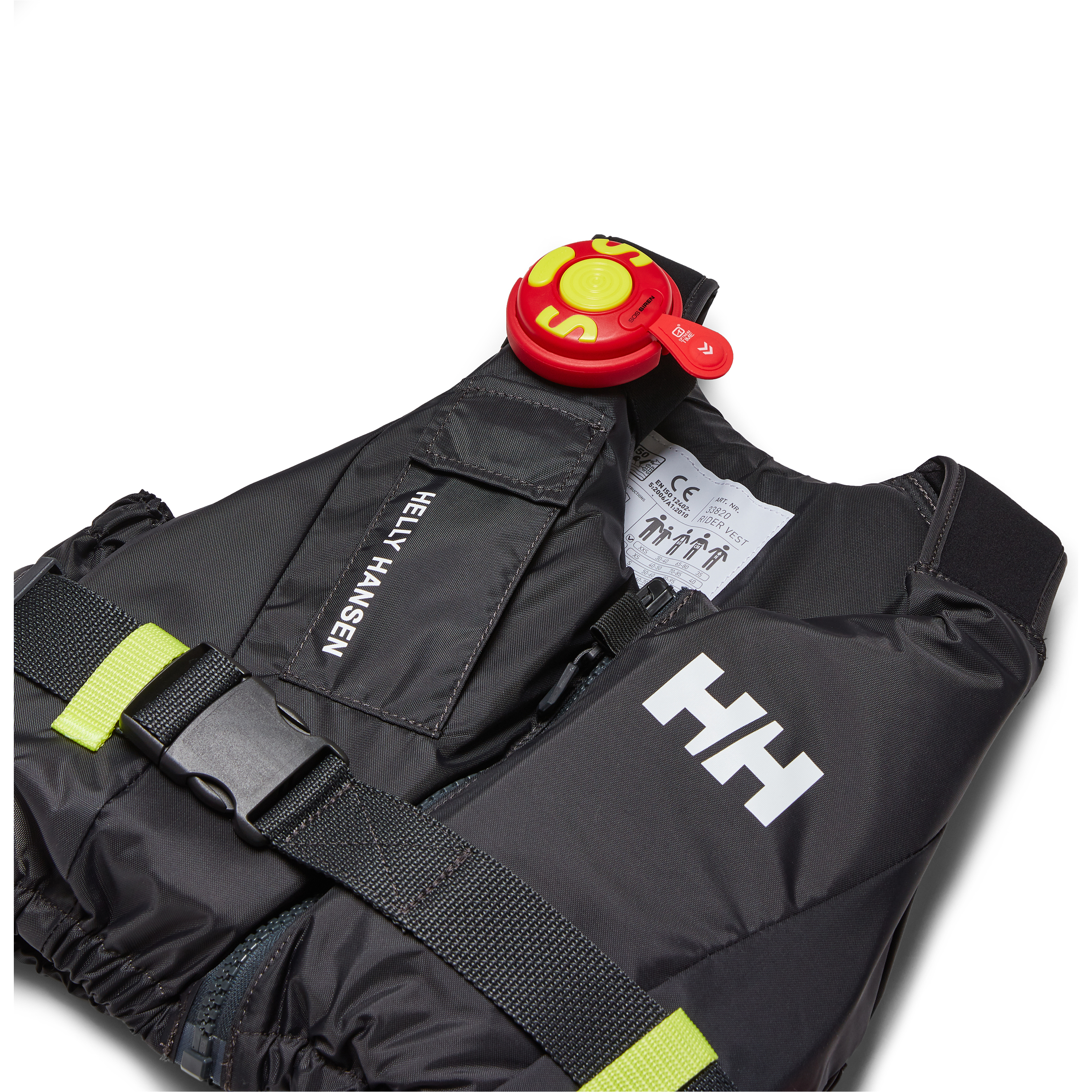 2025 Optimum Time SOS Safety Siren OTSOS - Red / Lime