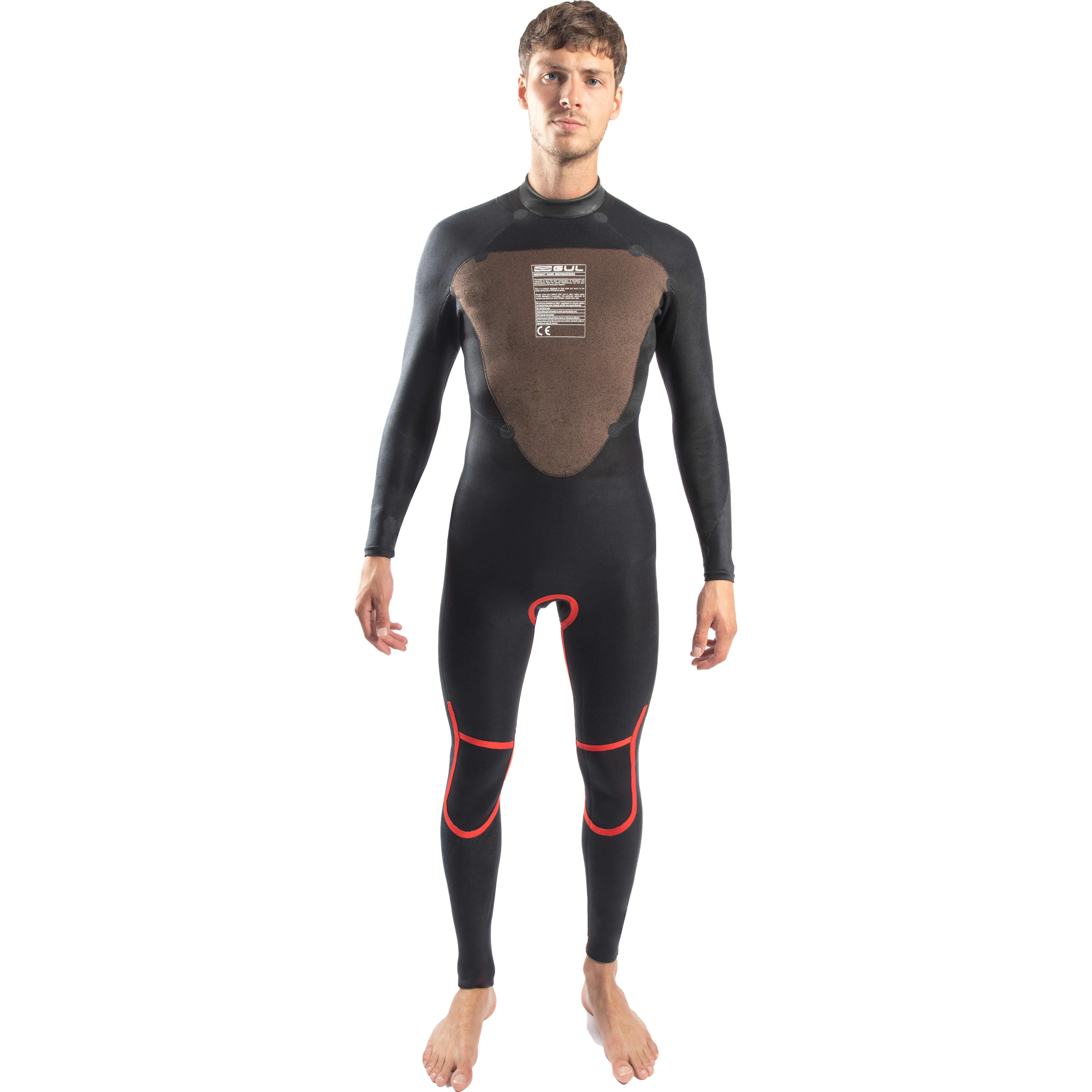 Gul Mens Response 5/3mm GBS Back Zip Wetsuit RE1213-C1 - Green / Black