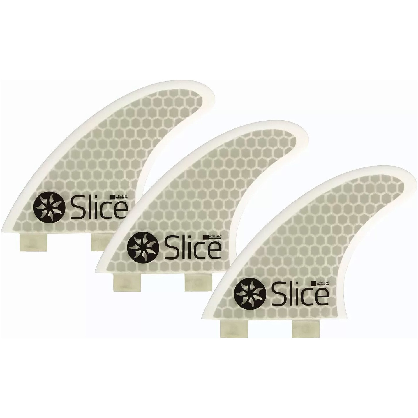 2025 Slice Ultra Light Hex Core S3 Fin SLI01A - White