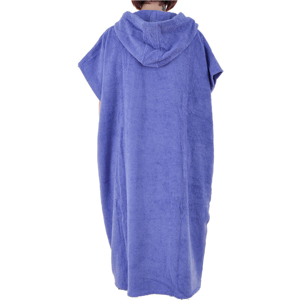 2025 Northcore Beach Basha Hooded Towel Changing Robe / Poncho NOCO24 - Purple Blue