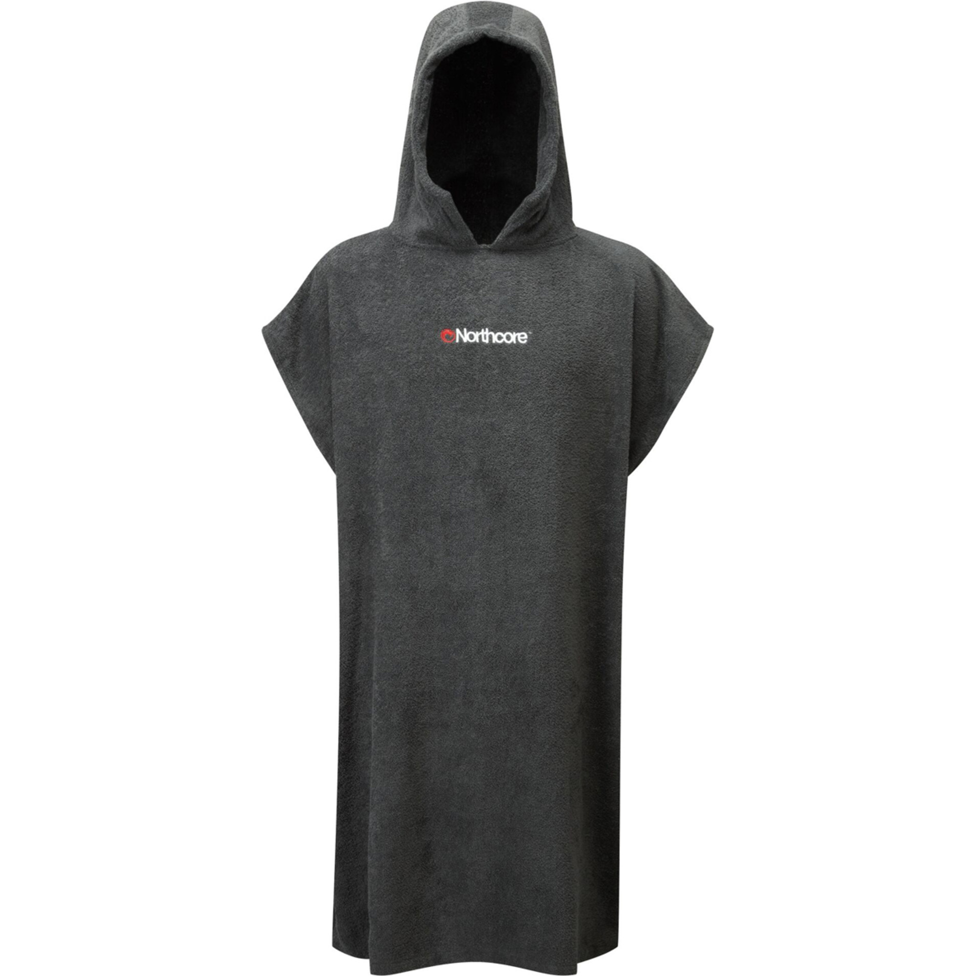 2025 Northcore Beach Basha Hooded Towel Changing Robe / Poncho NOCO24 - Grey