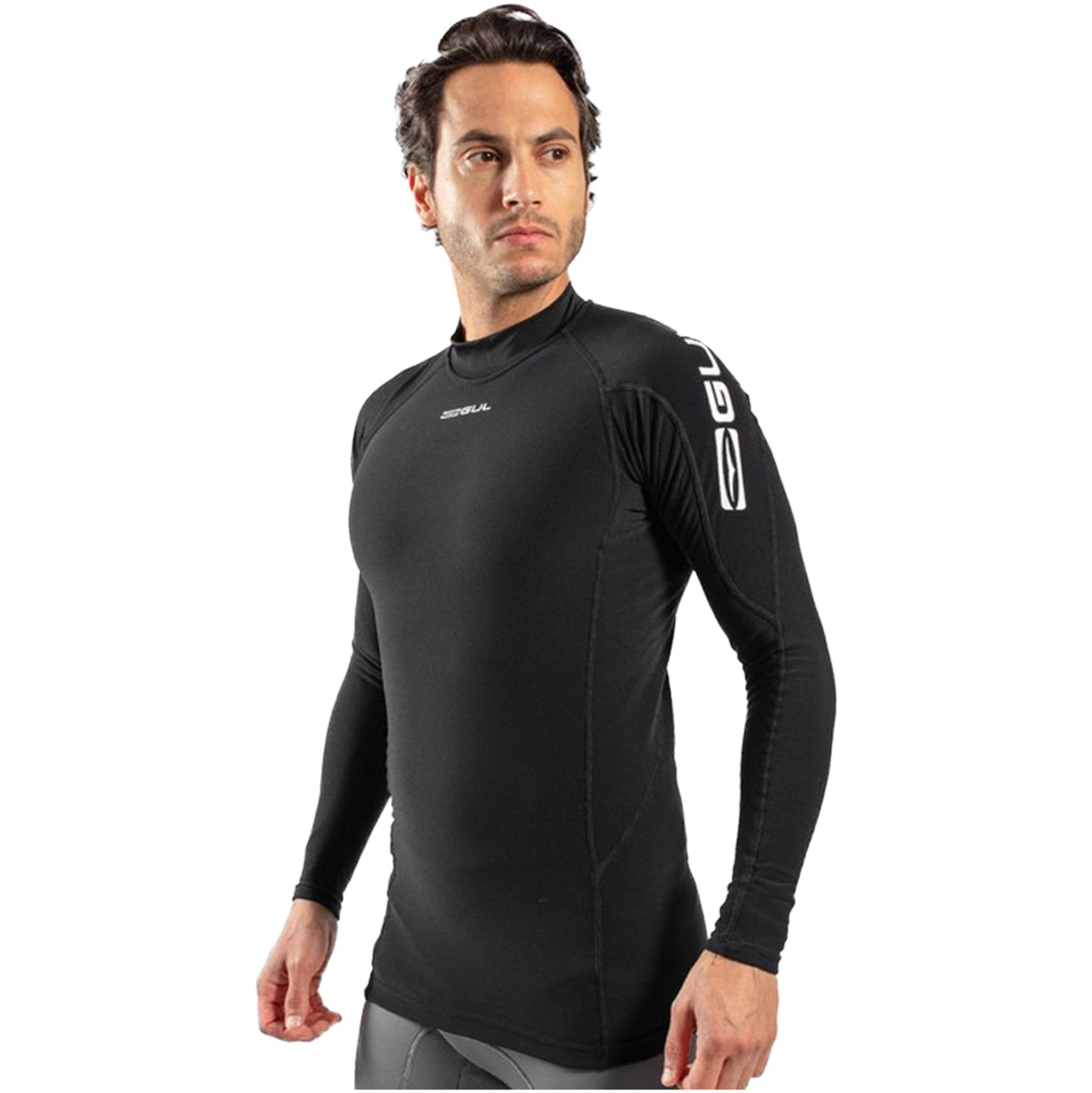 2025 Gul Mens Evotherm Thermal Long Sleeve Top Ev0049-B9 Black