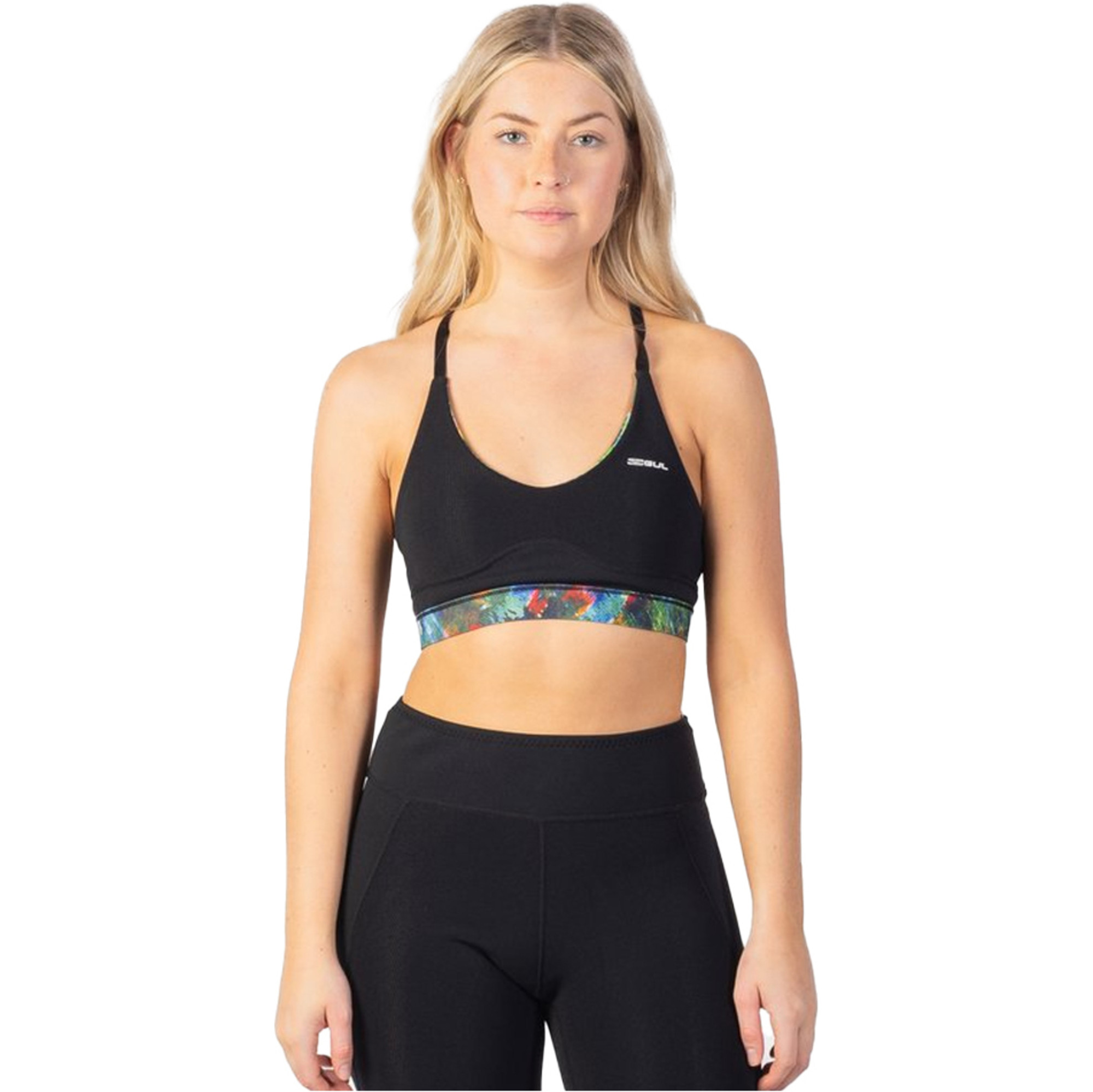 2025 Gul Womens Luna7 SUP Bra LA0303-C1 - Black / Jungle