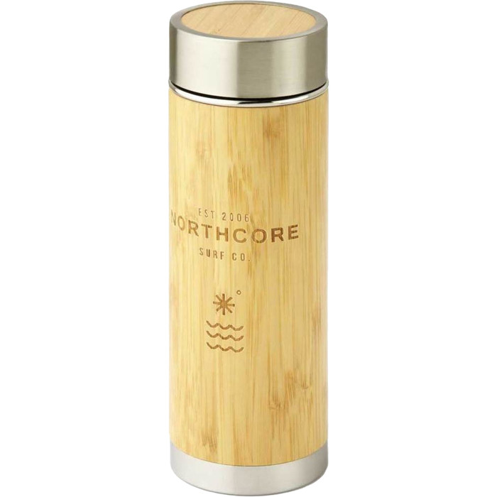 2025 Northcore Bamboo & Stainless Steel Flask 360ml NOCO97