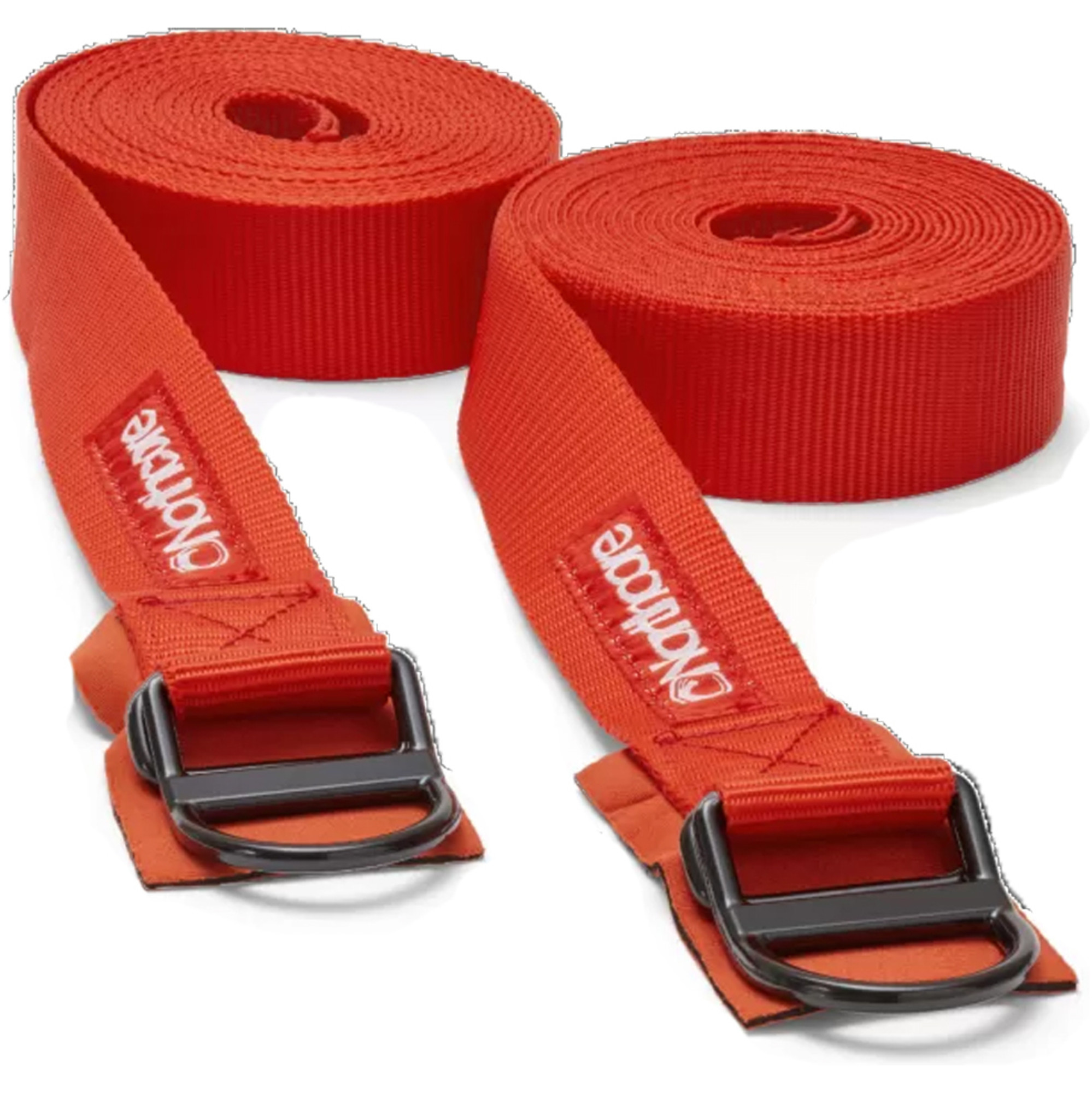 2025 Northcore D-Ring 5M Roof Rack Straps / Tie Downs NOCO22B - Red