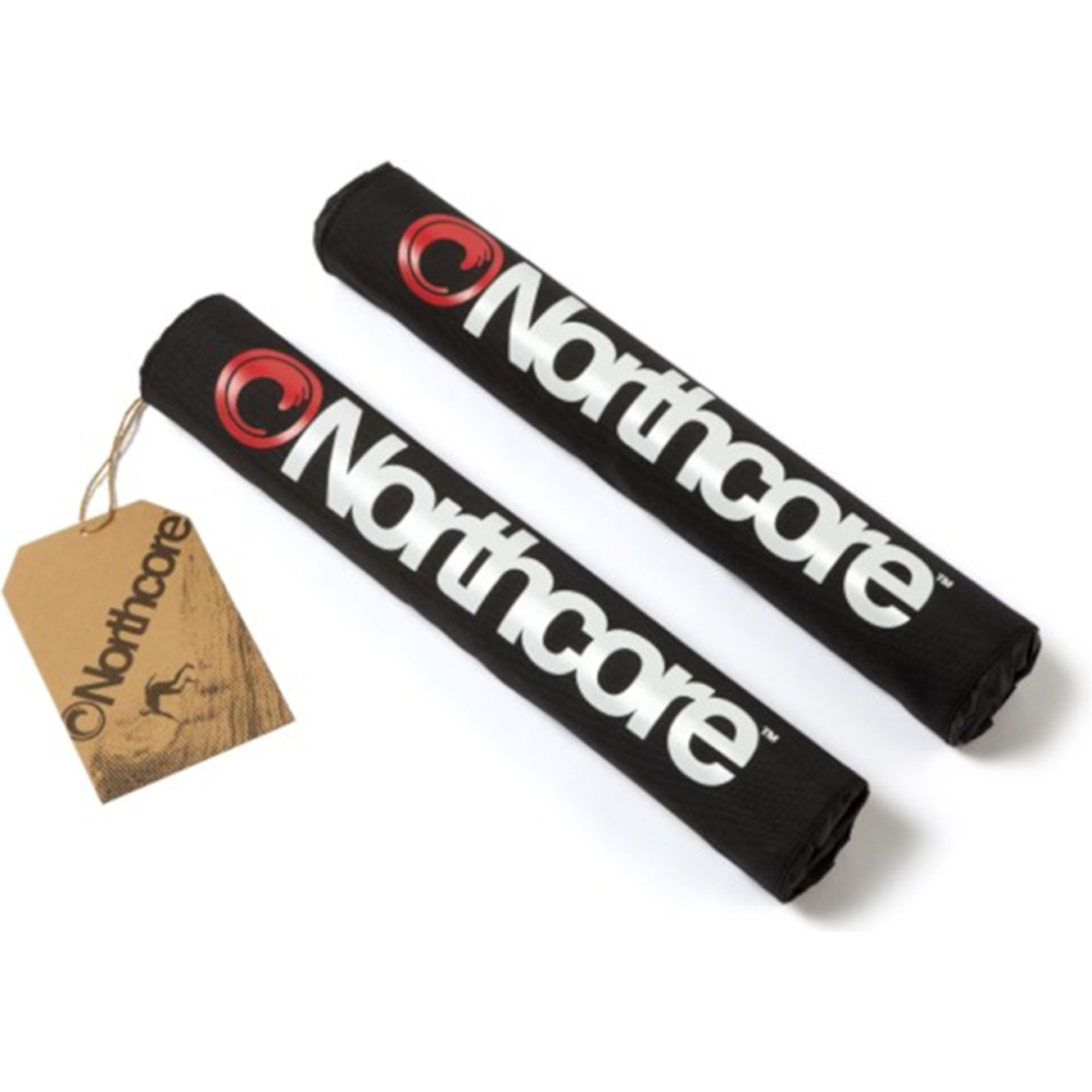 2025 Northcore ECO 43cm Roof Bar Pads - Black