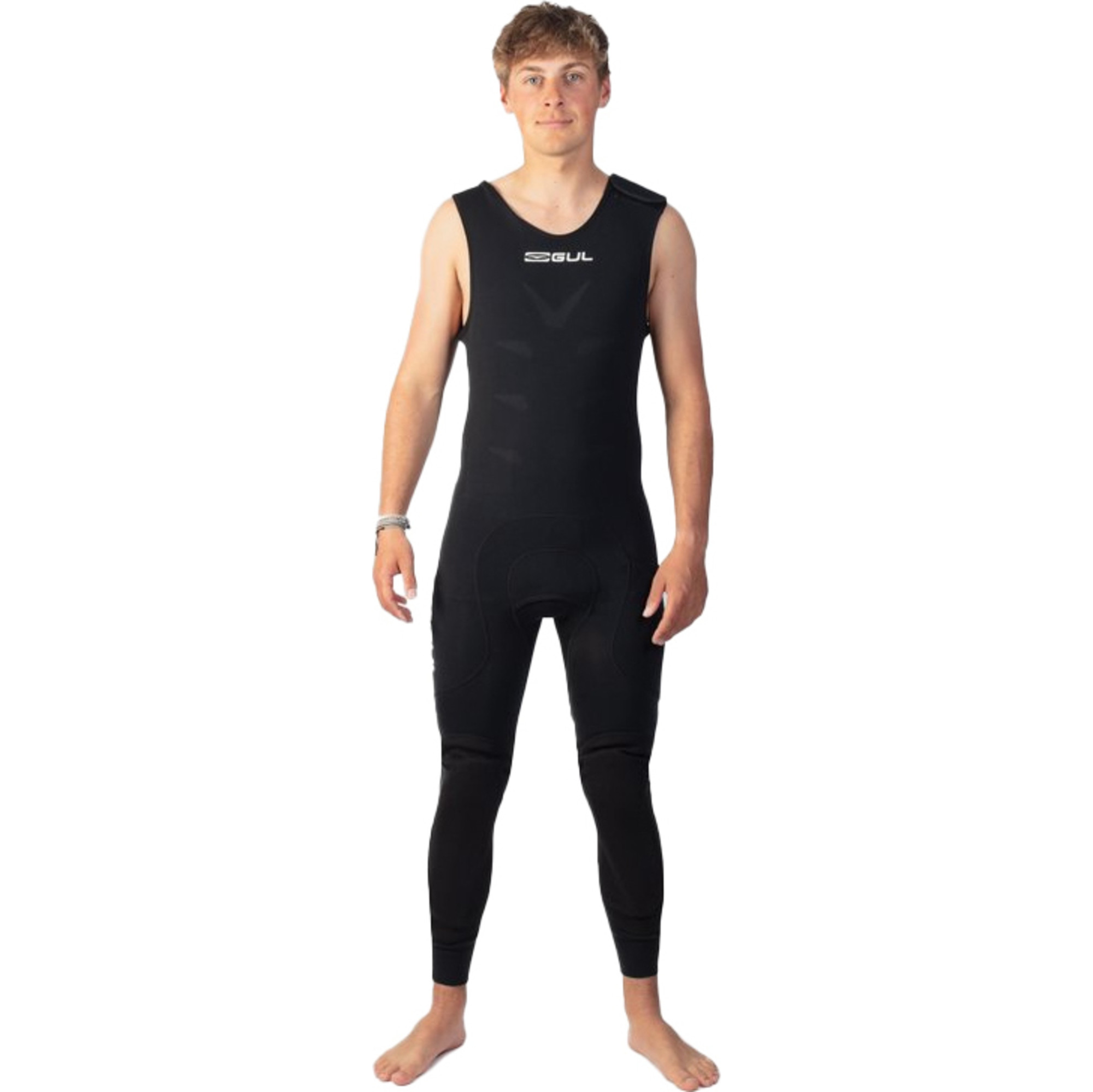 2025 Gul Mens Code Zero 1mm Long John Wetsuit CZ4309/C2 - Black