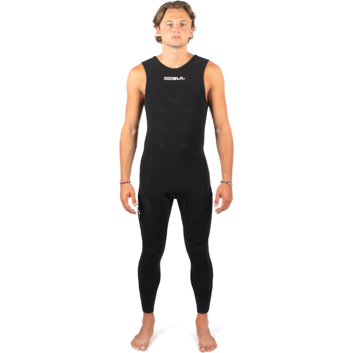 2025 Gul Mens Code Zero 3/2mm GBS Long John Wetsuit CZ4207/C2 -Black