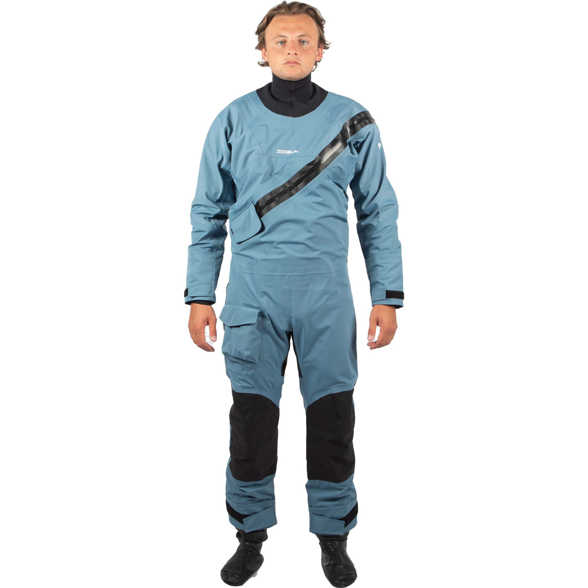 2025 Gul Mens Dartmouth Eclip Zip Drysuit GM0378-B9 - Blue