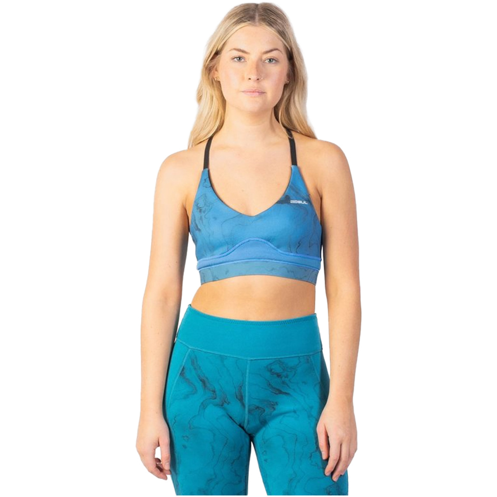 2025 Gul Womens Luna7 SUP Bra LA0303-C1 - Marbel / Teal