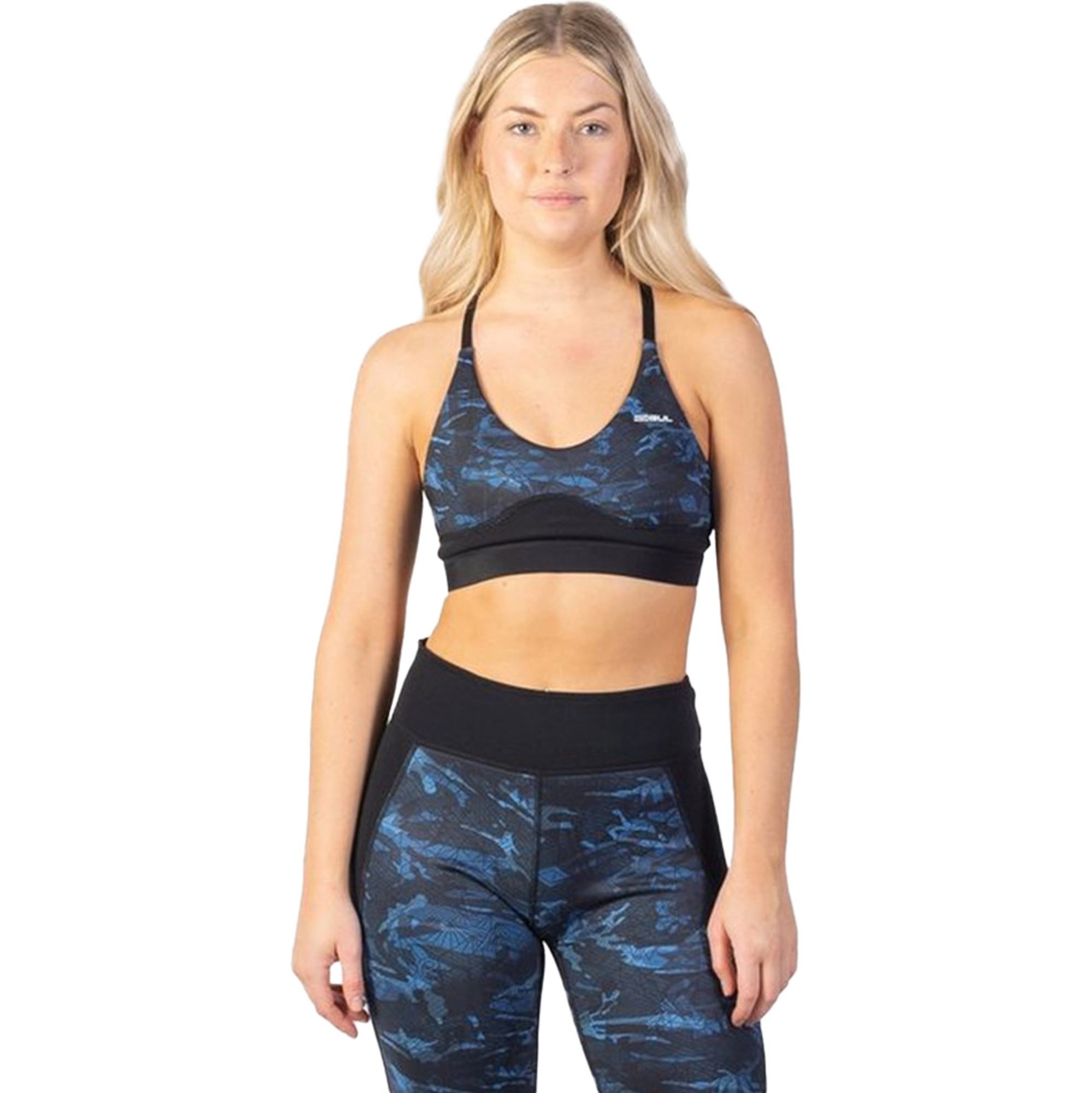 2025 Gul Womens Luna7 SUP Bra LA0303-C1 - Nu Wave Camo / Black