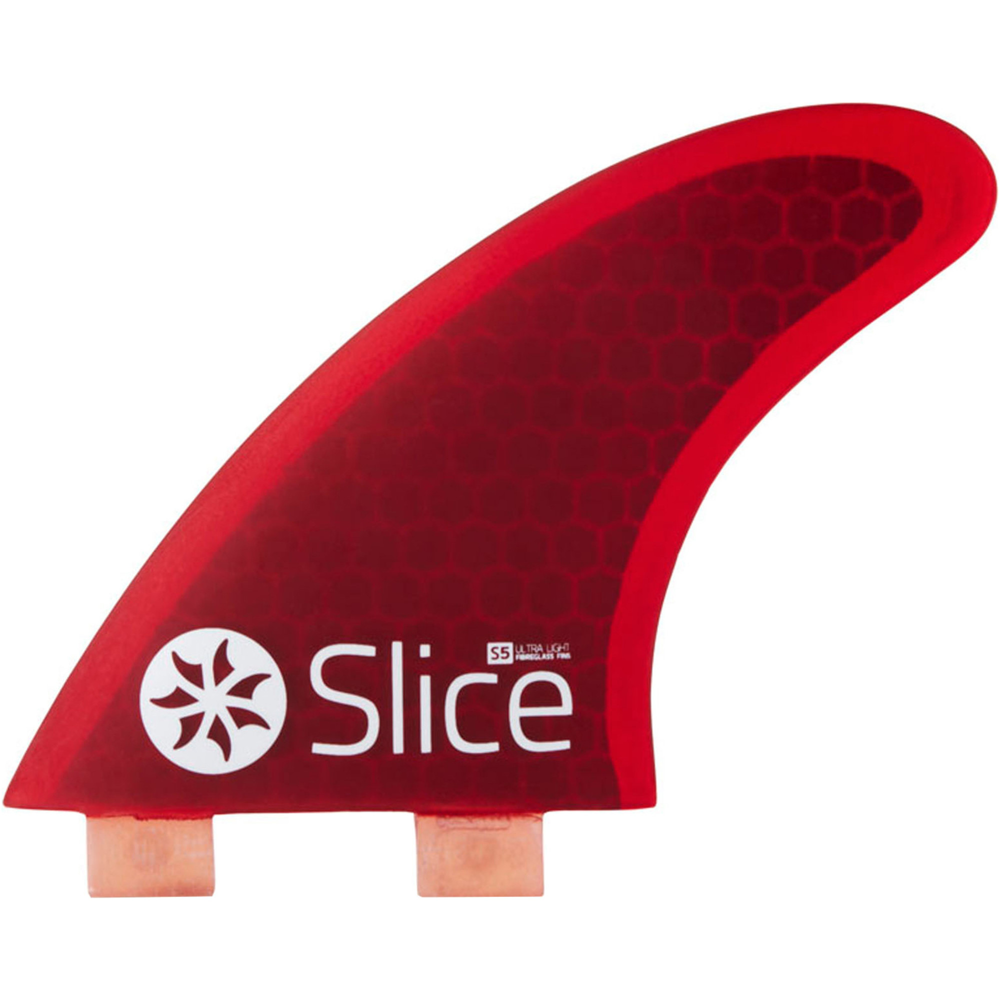2025 Northcore Slice Ultra Light Hex Core S3 FCS Compatible Surfboard Fins SLI-01 - Red