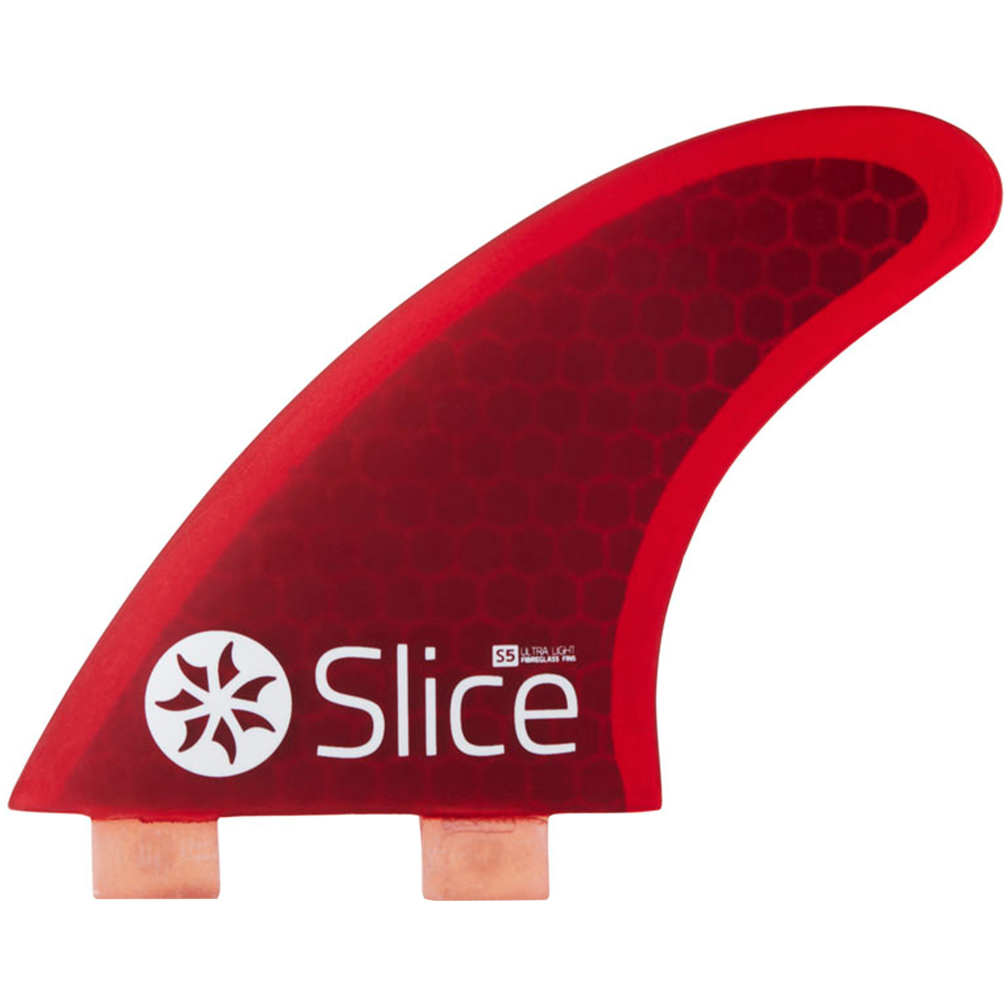 2025 Northcore Slice Ultra Light Hex Core S7 FCS Compatible Surfboard Fins SLI-03 - Red