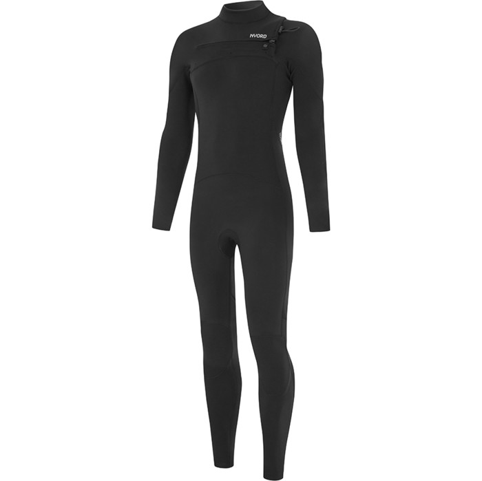 2025 Nyord Mens Furno 3/2mm Chest Zip GBS Wetsuit N04AA00011 - Black