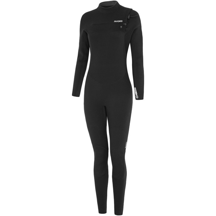 2025 Nyord Womens Furno 3/2mm Chest Zip GBS Wetsuit N04AA00015 - Black