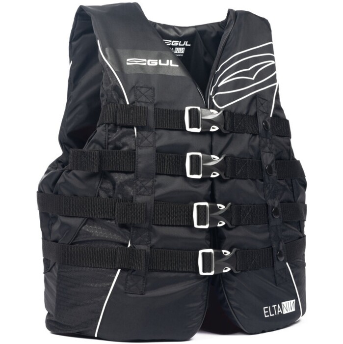 2025 Gul Eltanin 4 Buckle ISO Approved Impact Vest SK7102-C3 - Black