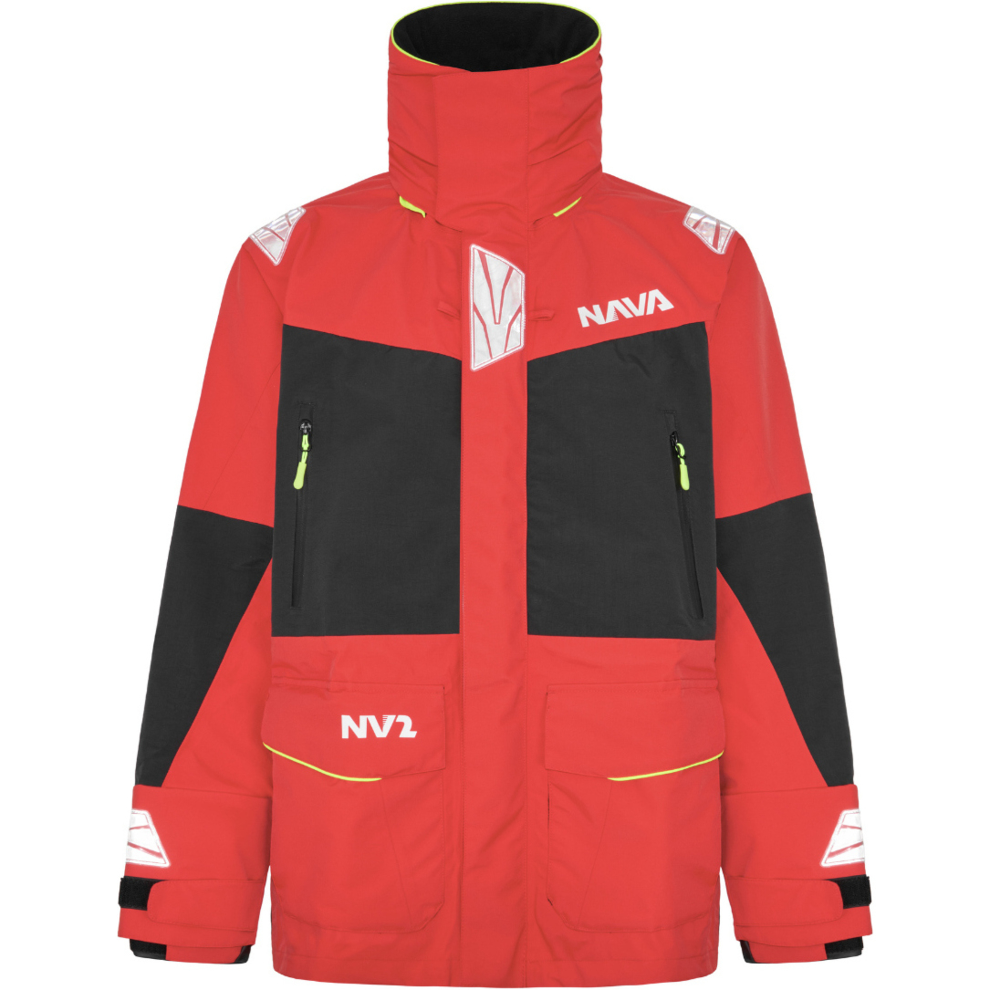 2025 Nava Performance Mens NV2 Sailing Jacket NAVANV2J01 - Red