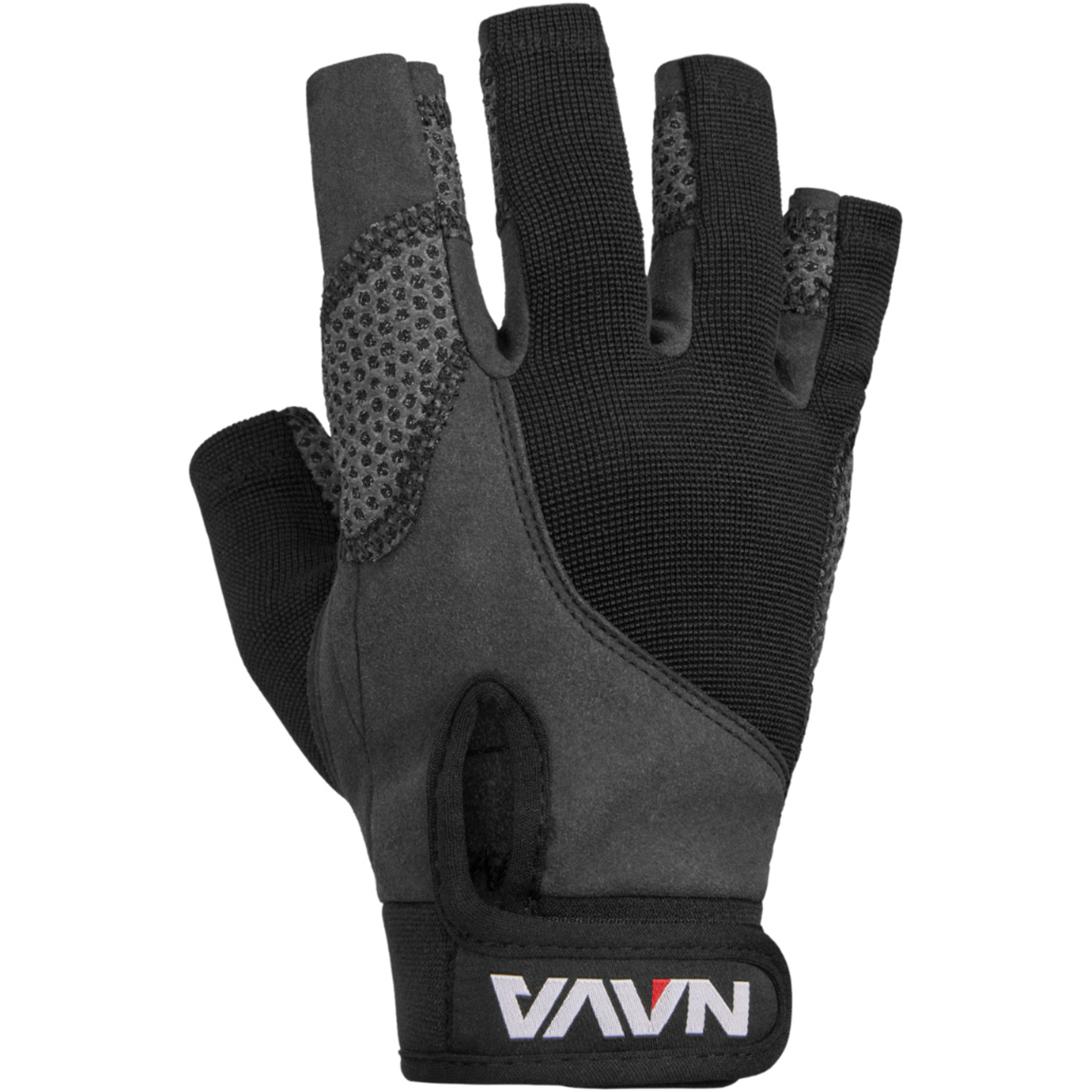 2025 Nava Performance Nava Prestige Short Finger Sailing Gloves NAVAPGSF01 - Black