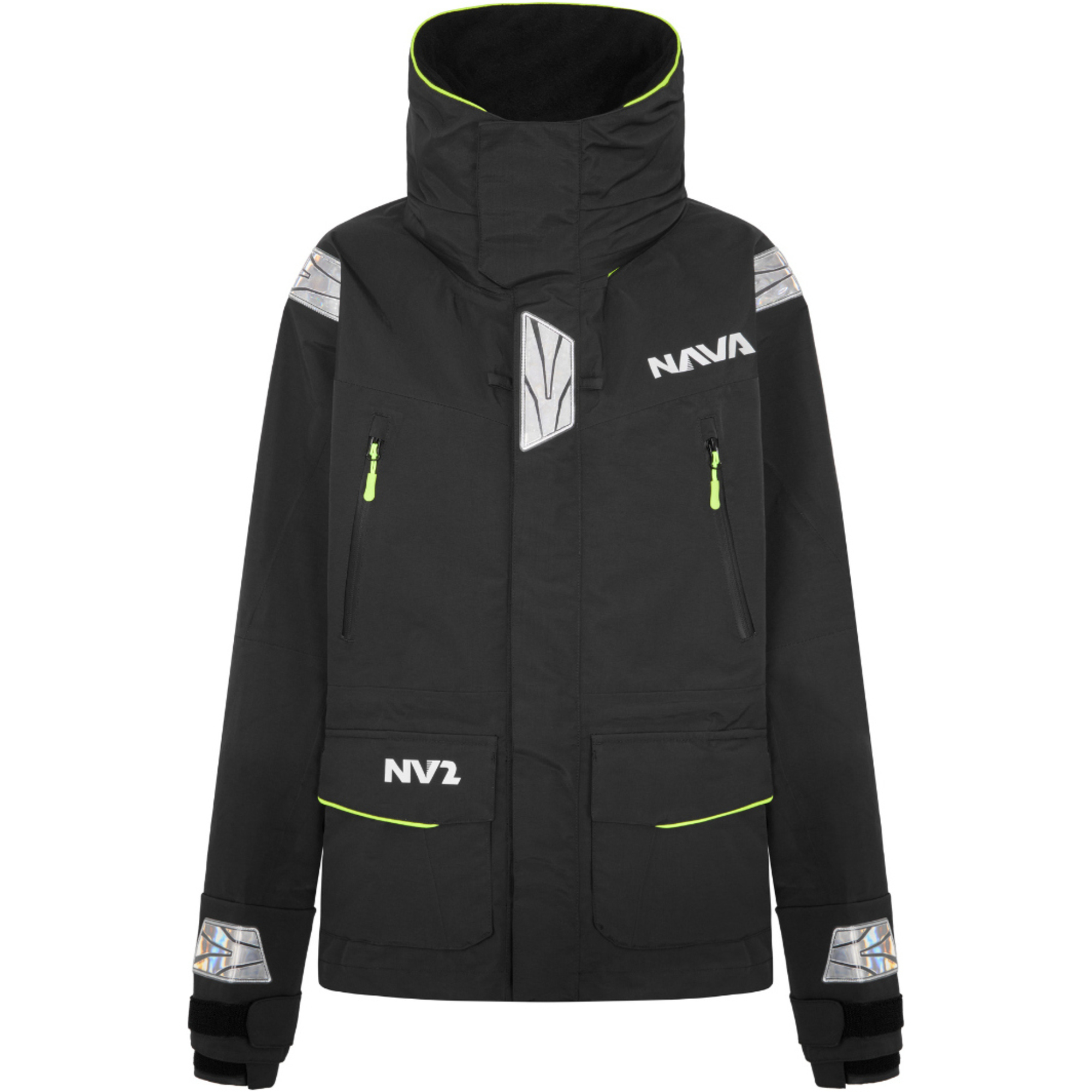 2025 Nava Performance Womens NV2 Sailing Jacket NAVANV2J01 - Black