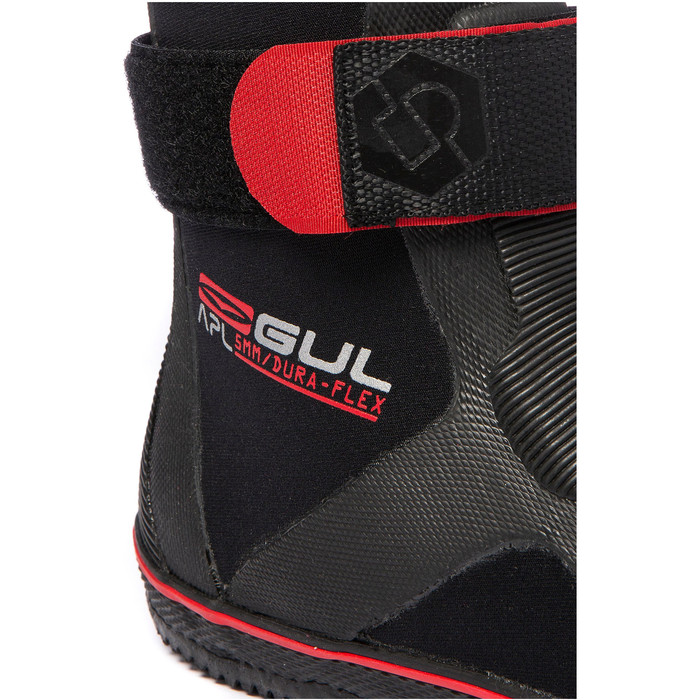 2025 Gul All Purpose 5mm Lace Up Dinghy Boots BO1304-B2 - Black / Red