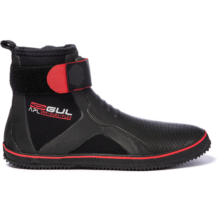 2025 Gul All Purpose 5mm Lace Up Dinghy Boots BO1304-B2 - Black / Red