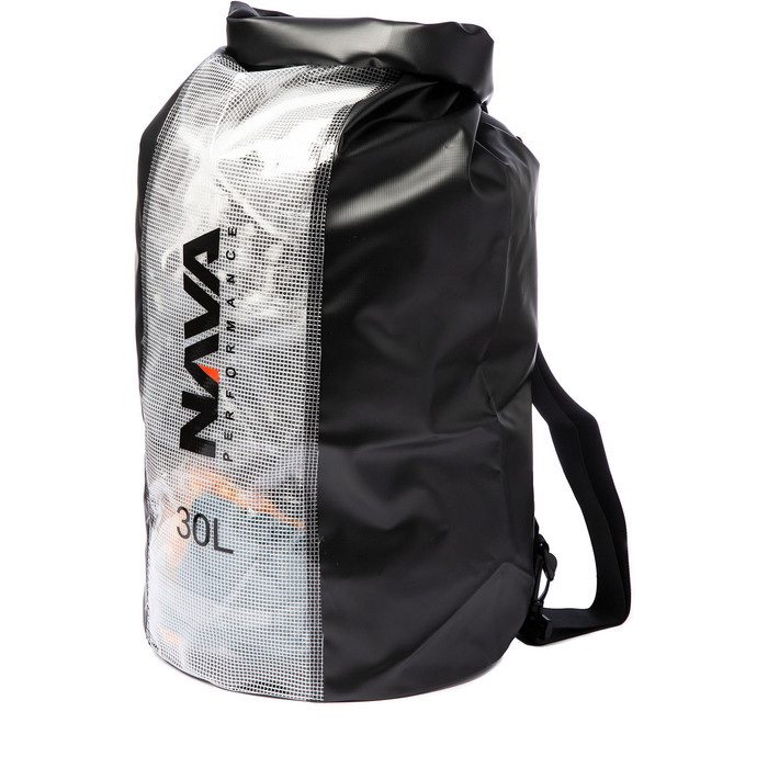 2025 Nava Performance 30L Drybag With Backpack Straps NAVA004 - Black