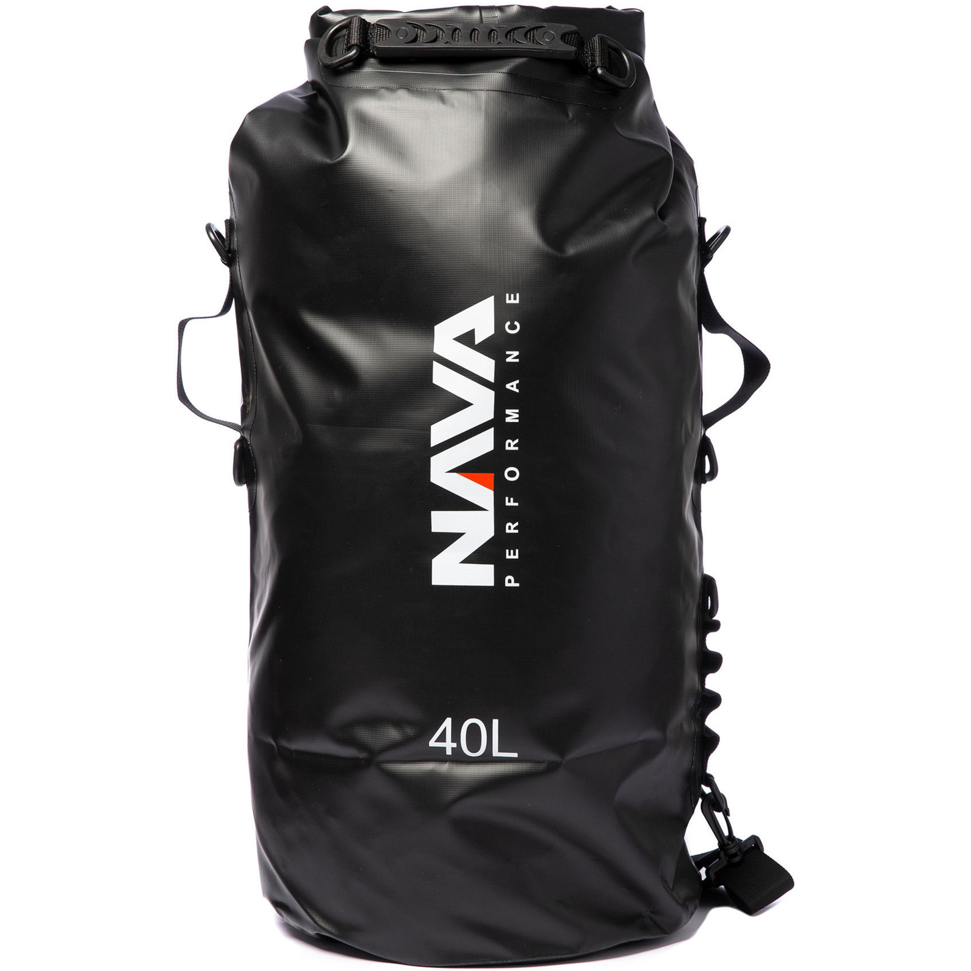2025 Nava Performance 40L Drybag With Backpack Straps NAVA005 - Black
